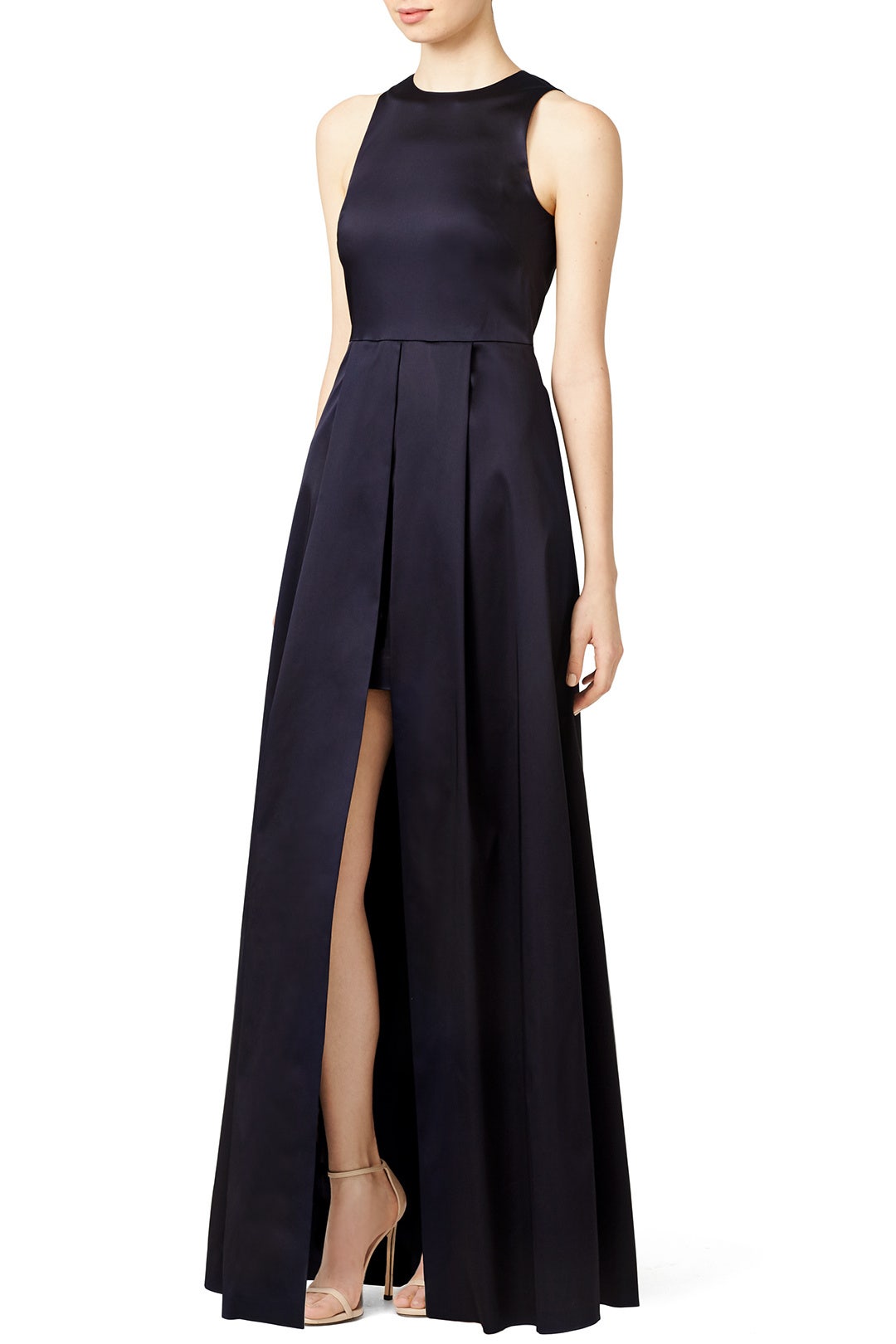 Navy Onassis Gown by Slate & Willow 2