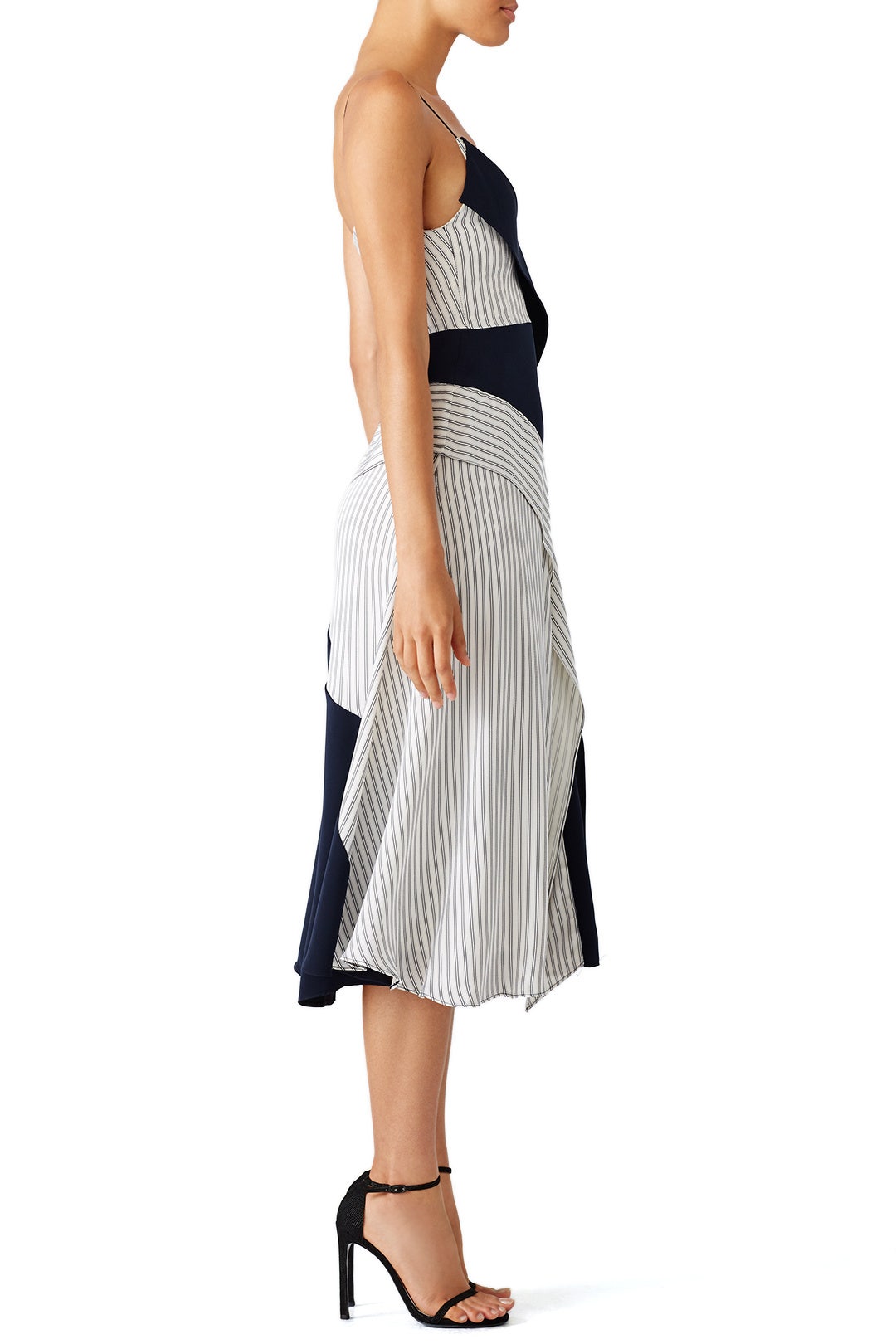 Navy Deconstructed Slip Dress by ADEAM 1