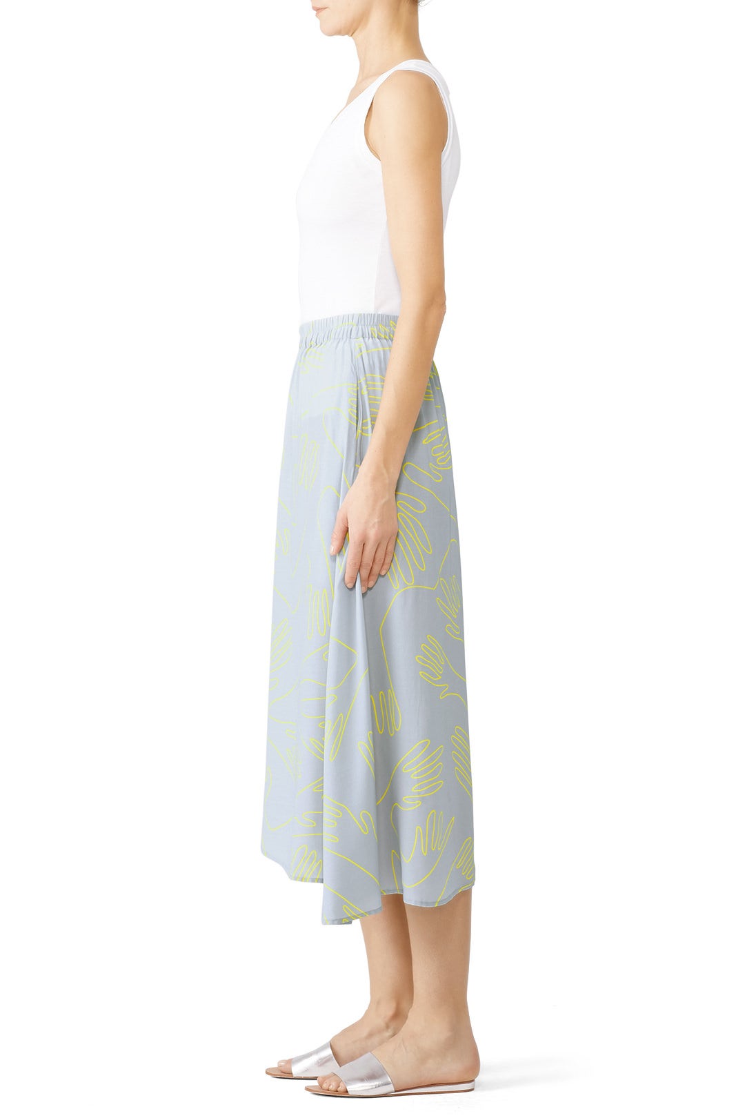 Sentosa Print Skort by Elk 1