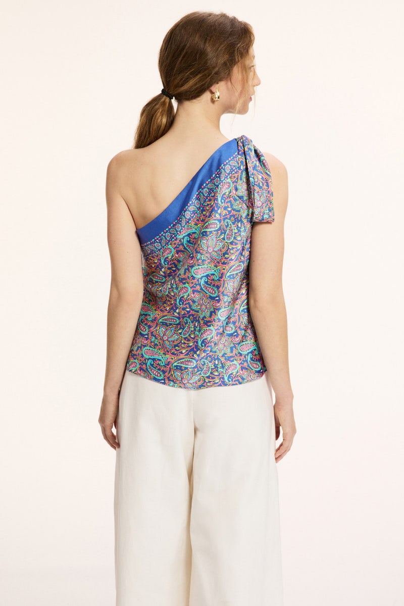 Paisley Asymmetric Top by Lauren Ralph Lauren - Photo 2