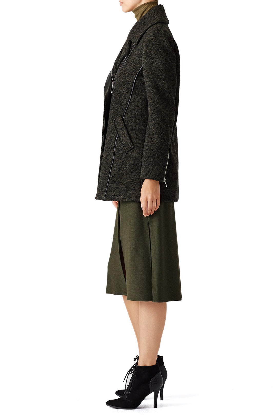 Olive Zoe Coat by Andrew Marc 2