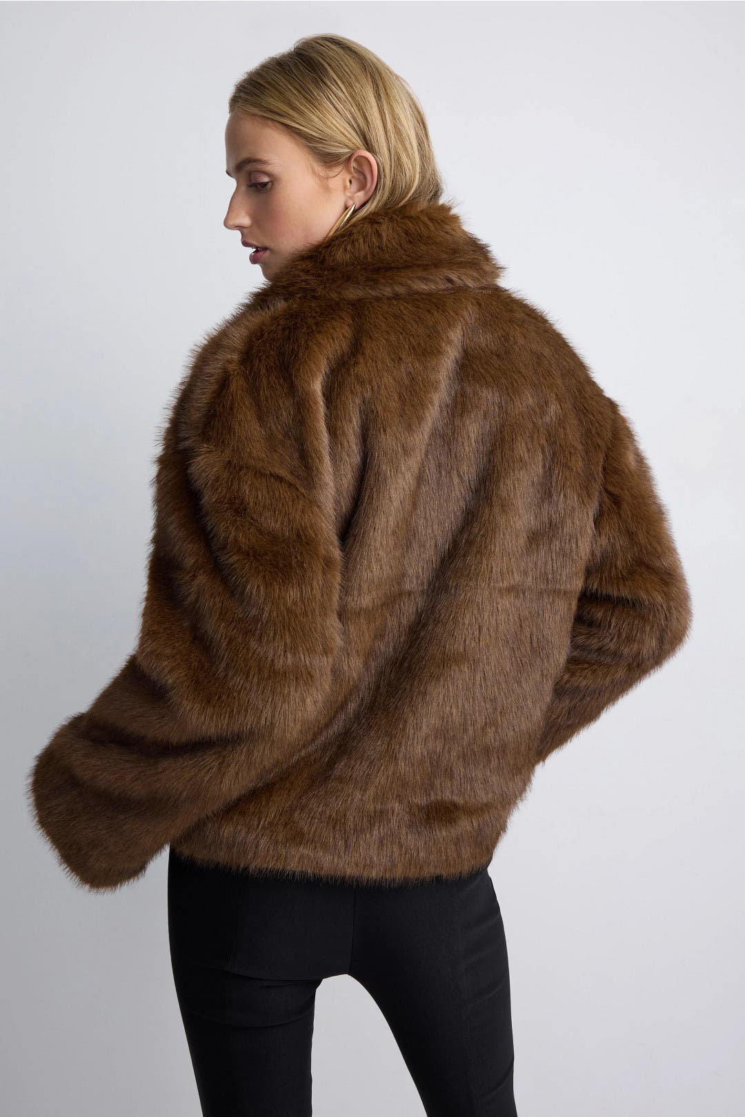 Sylvie Zip Faux Fur Jacket by Bardot | Rent the Runway