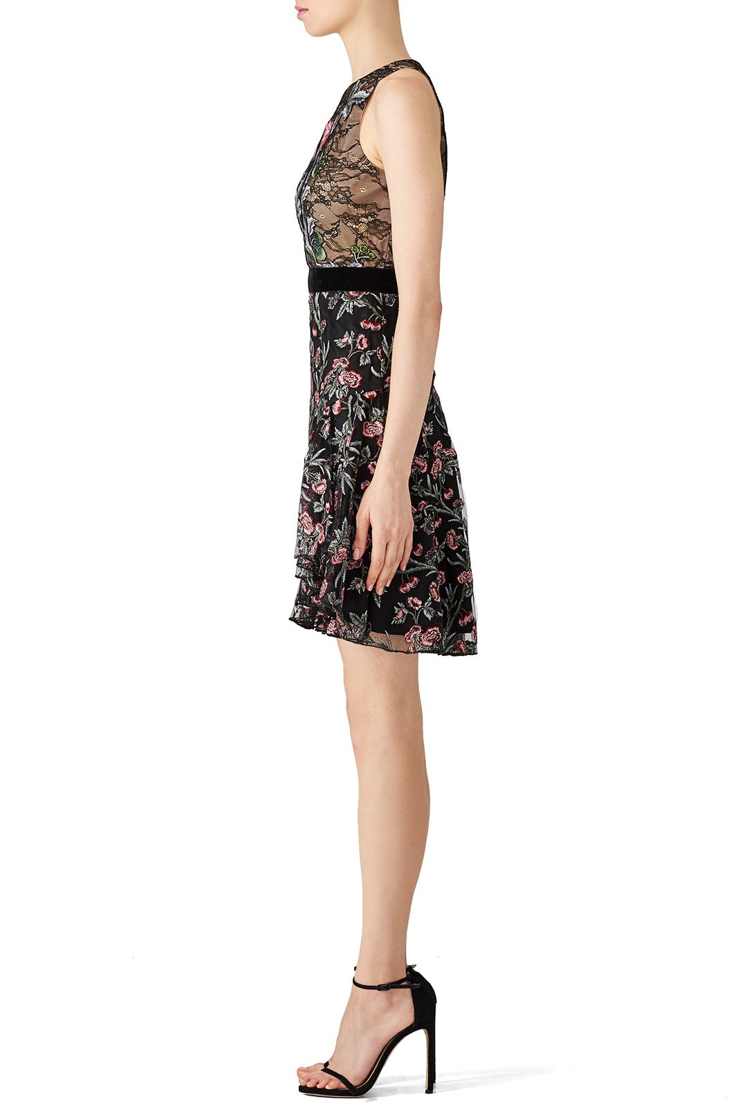 Floral Rose Dress by ML Monique Lhuillier 2