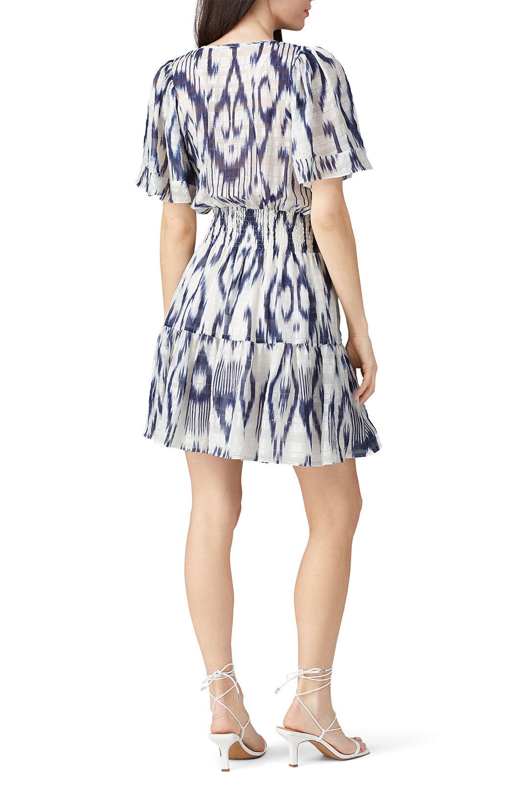 Short Sleeve Ikat Smock Dress by Rebecca Taylor NYC 2