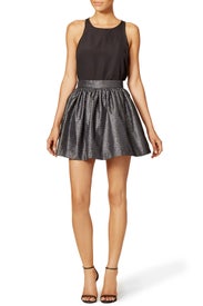 Silver Willa Mini Skirt by Joie
