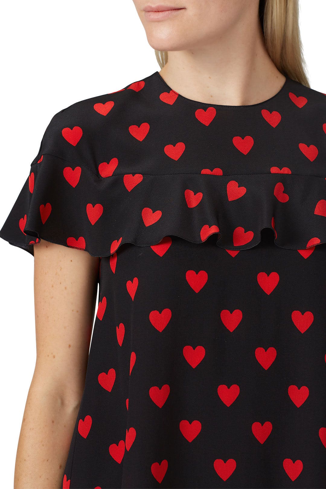Heart Printed Shift by RED Valentino 2