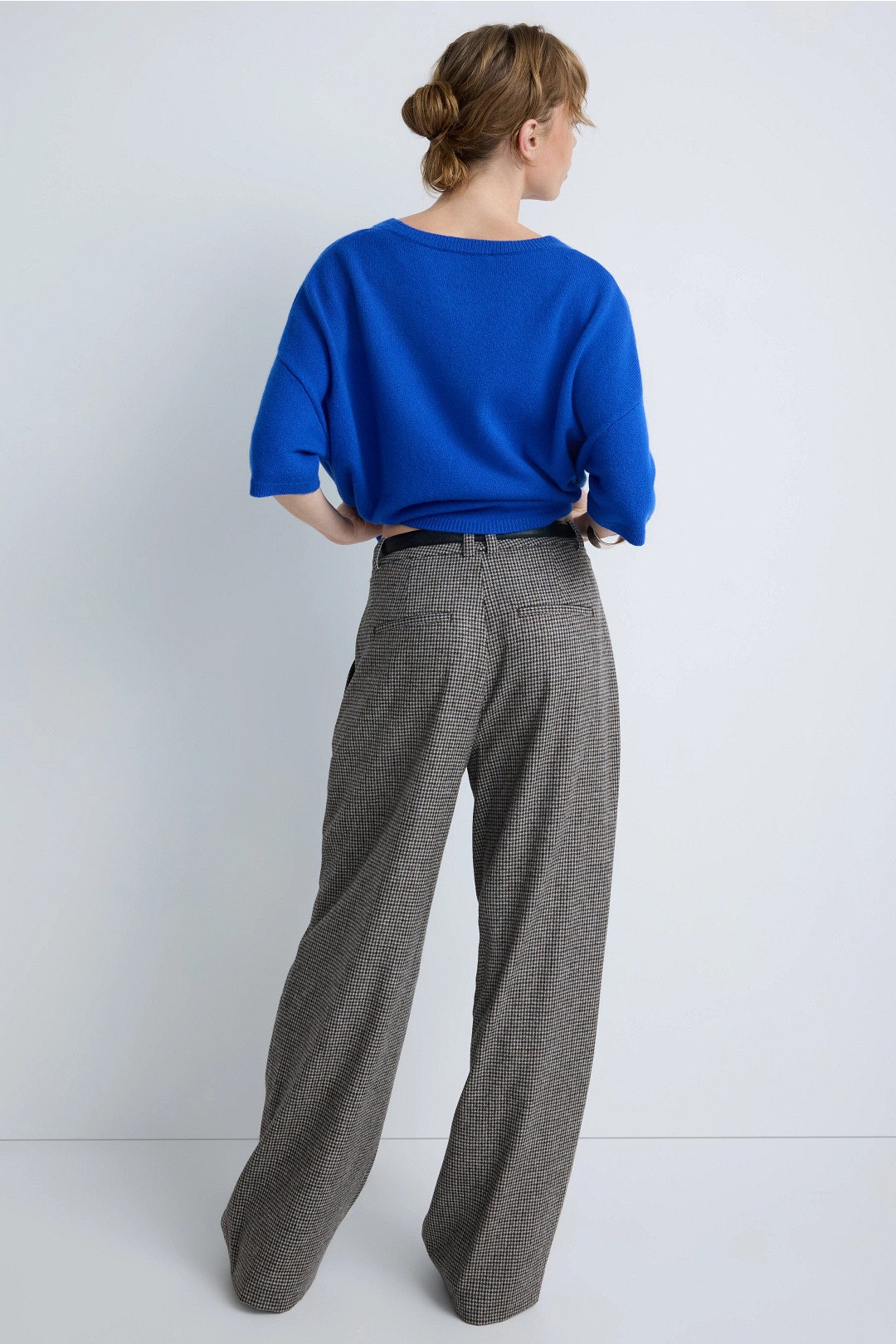 High Rise Houndstooth Trouser by VINCE. 1