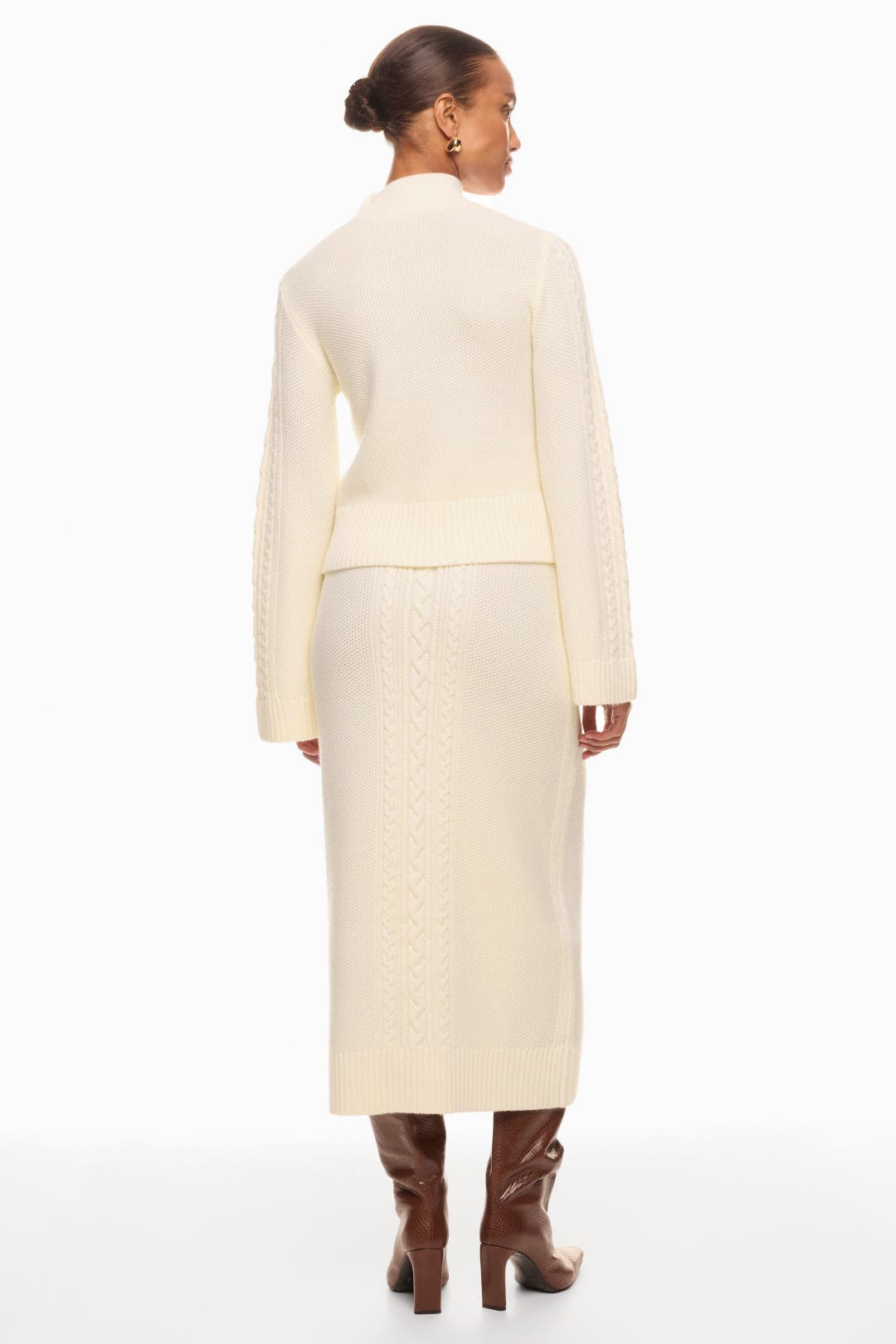 Valentin Cable Knit Skirt by Derek Lam 10 Crosby | Rent the Runway