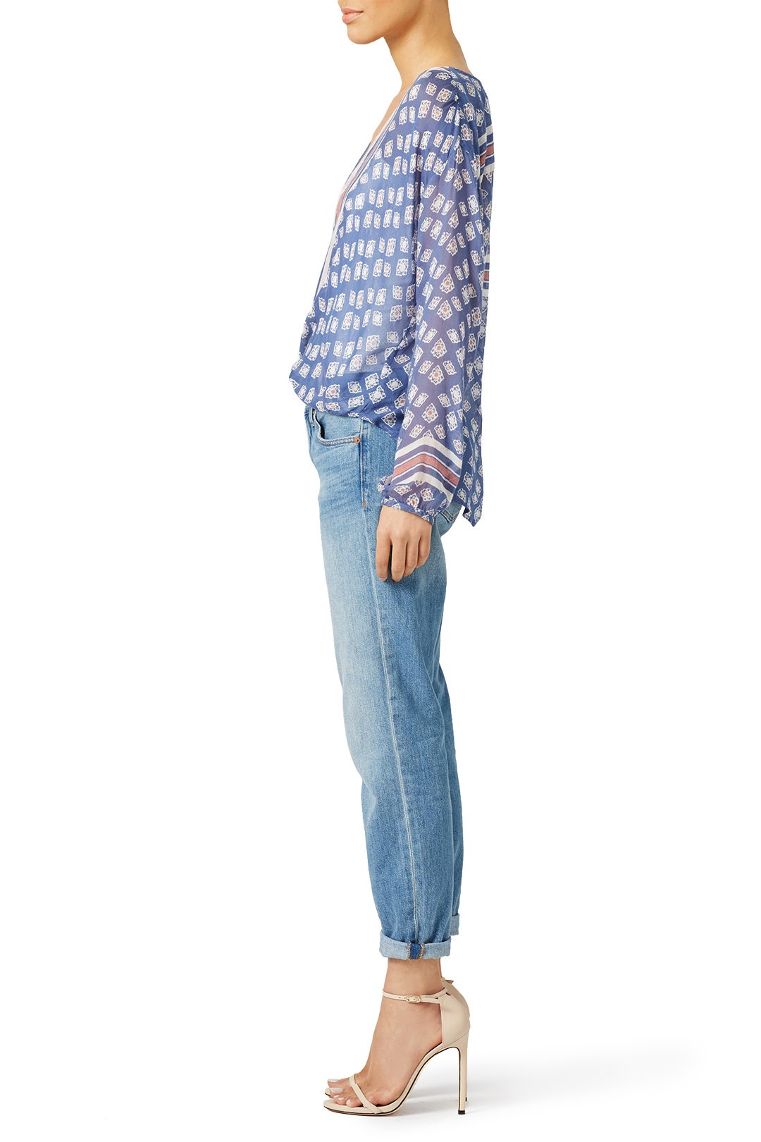 Blue Swirl Top by Free People 1