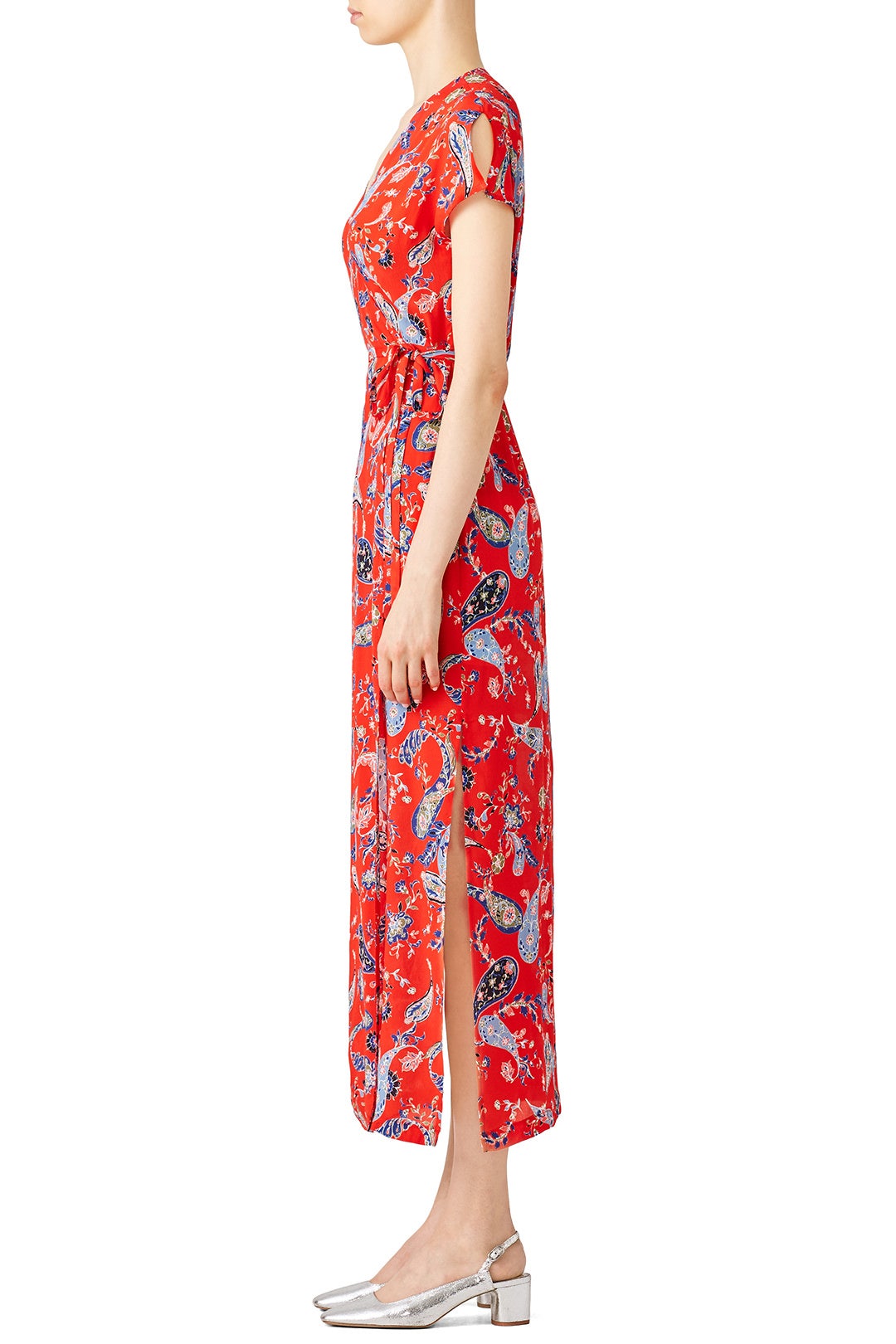 Sidney Printed Wrap Maxi by Greylin 2