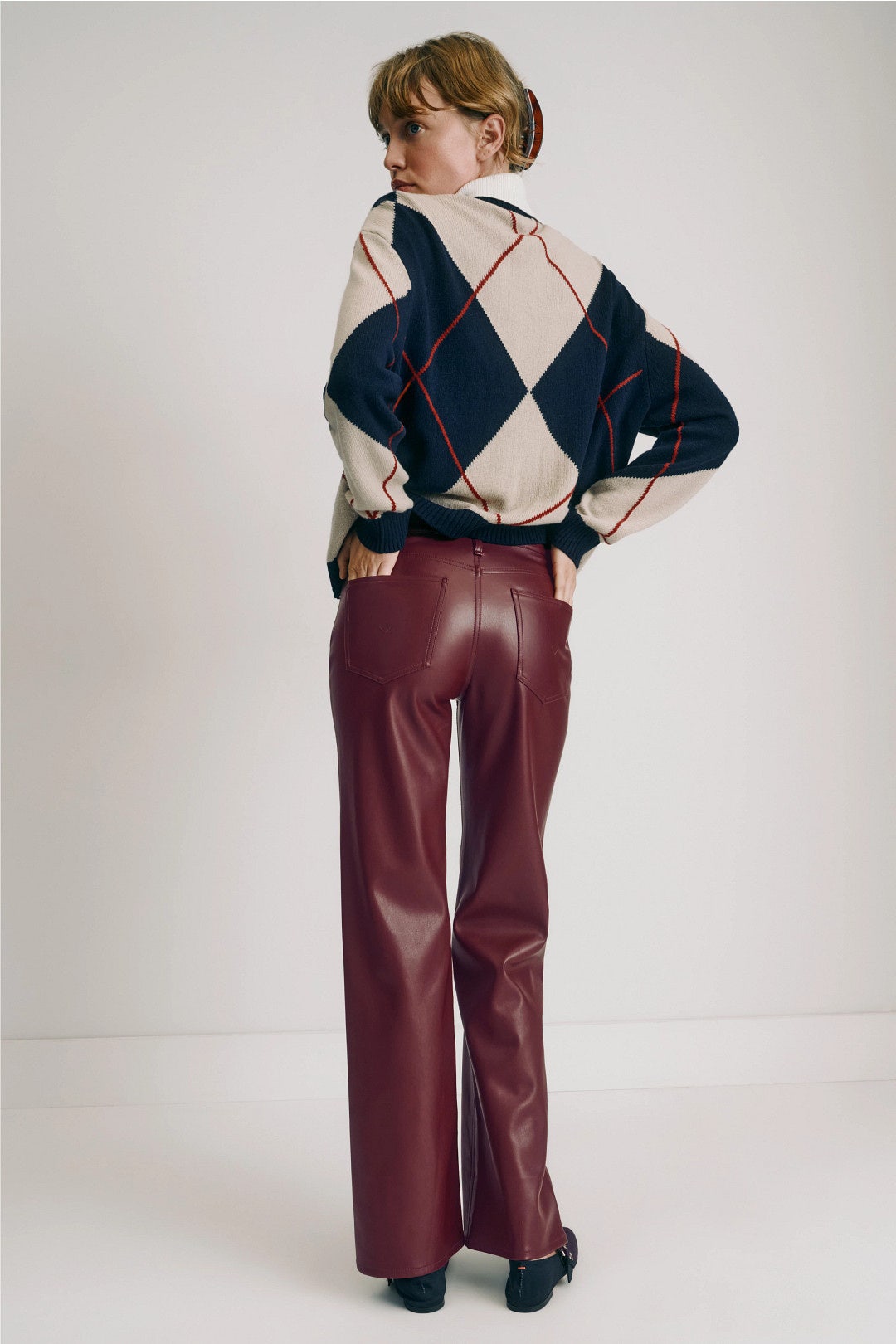 Rosie High-Rise Wide Leg Pants by Hudson 2