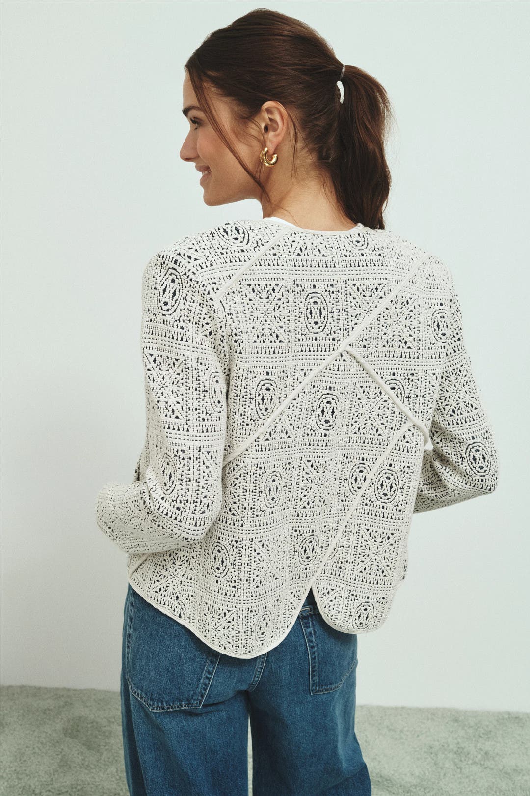 Tapestry Knit Jacket by NIC + ZOE | Rent the Runway