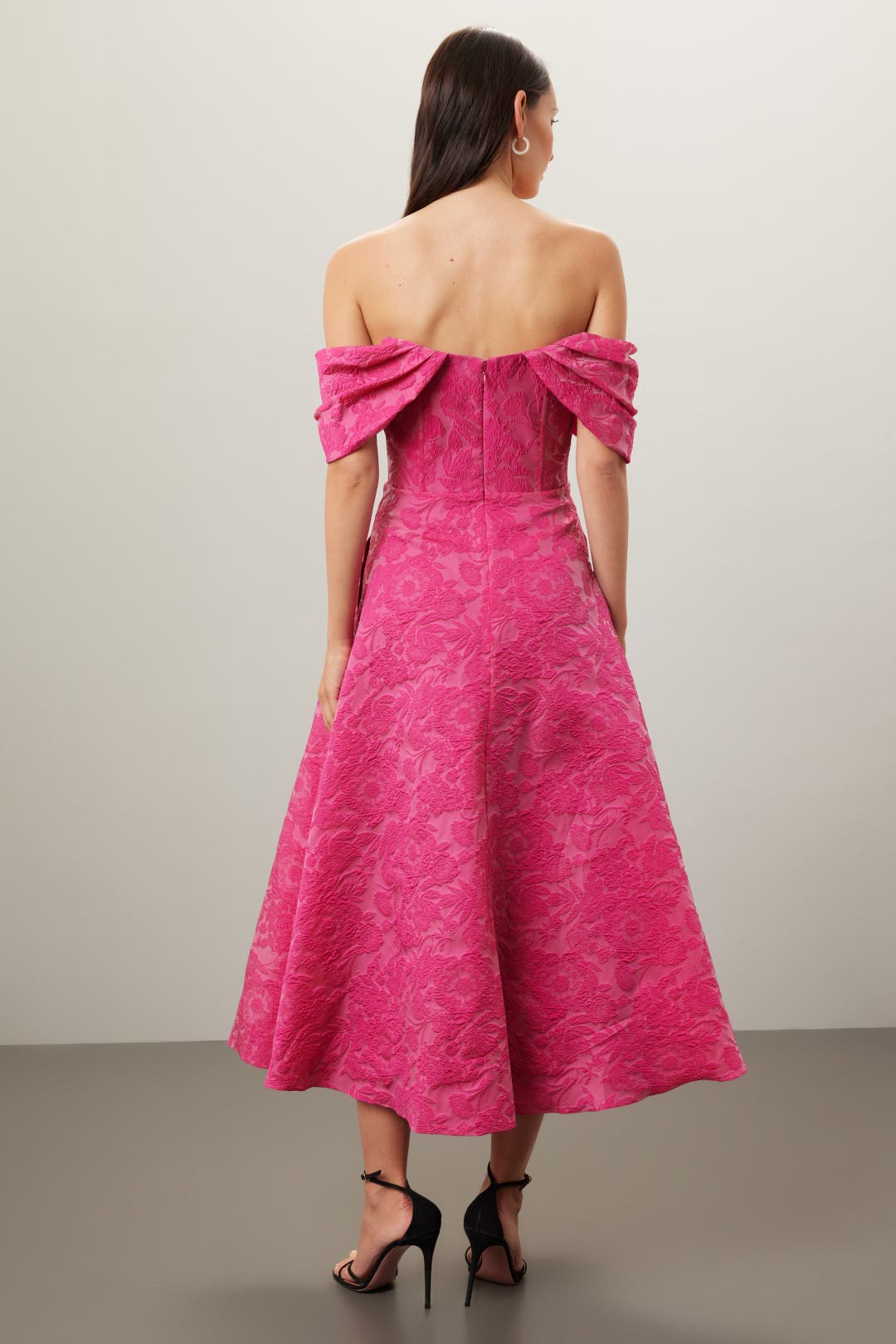 Fiona Cloud Jacquard Dress by Theia | Rent the Runway