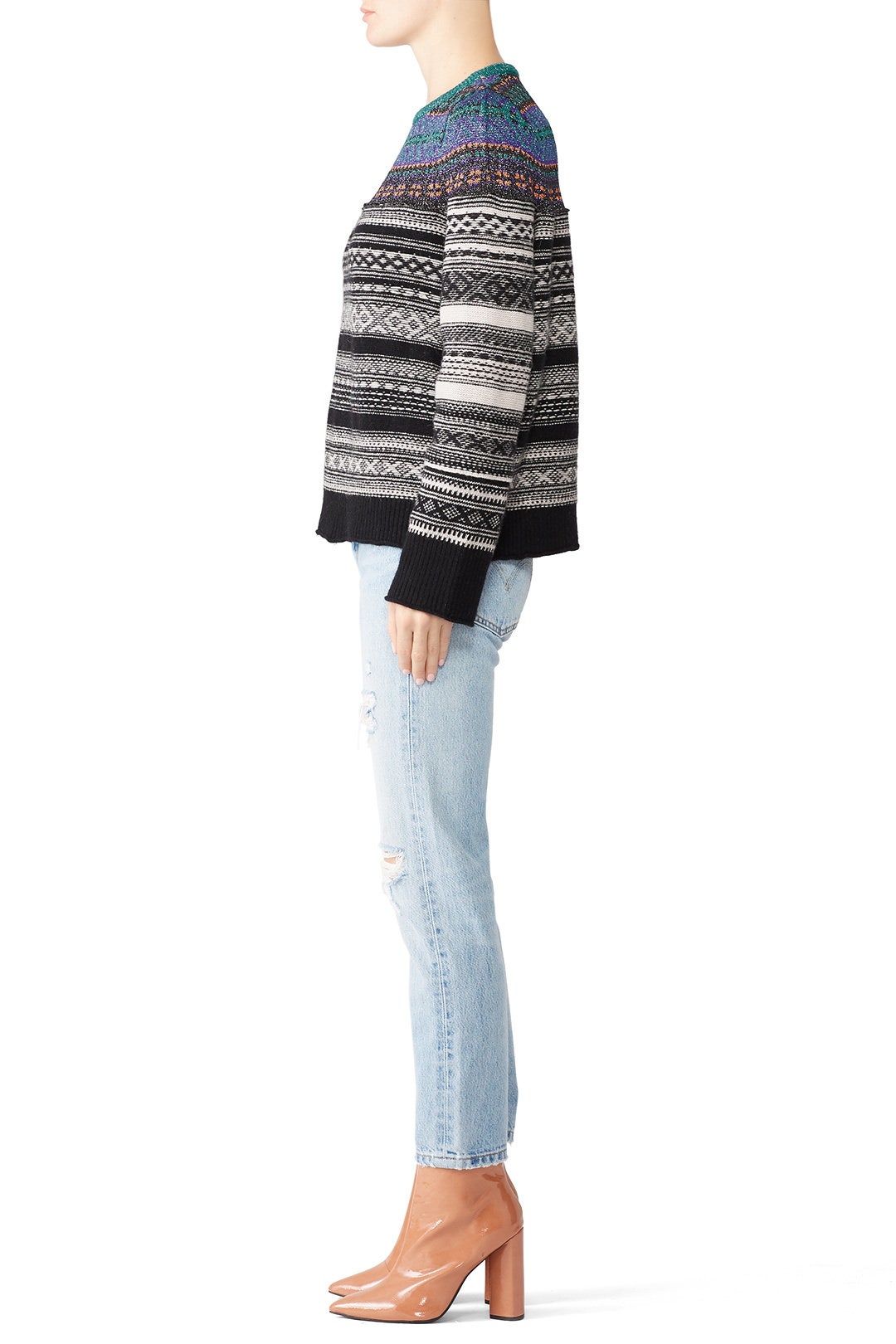 Multicolor Stripe Sweater by (nude) 1