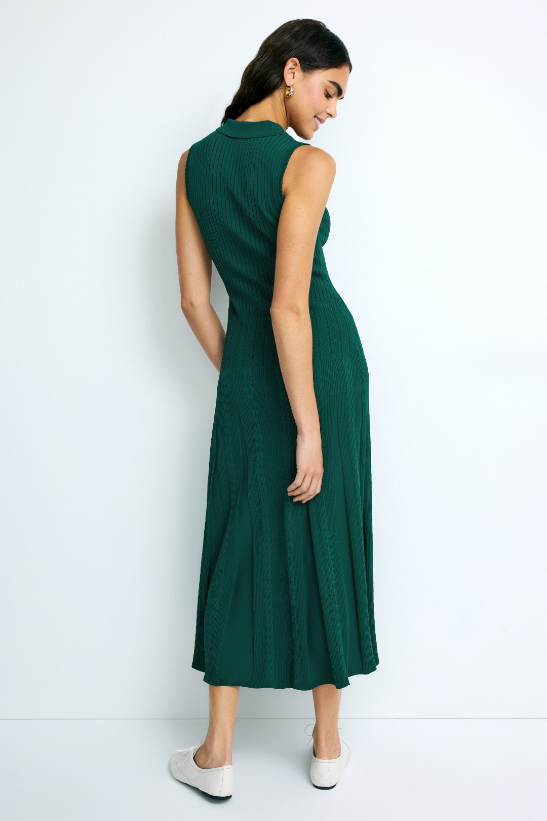 Gwenn Sleeveless Knit Midi Dress by Sandro 2