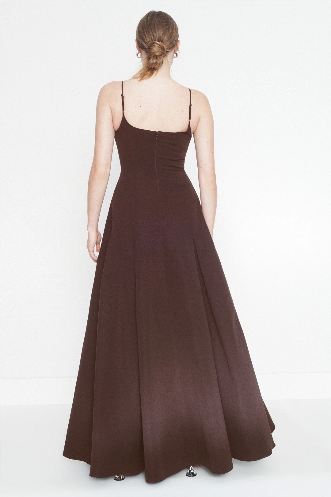 Brown Joy Maxi Dress by Staud 2