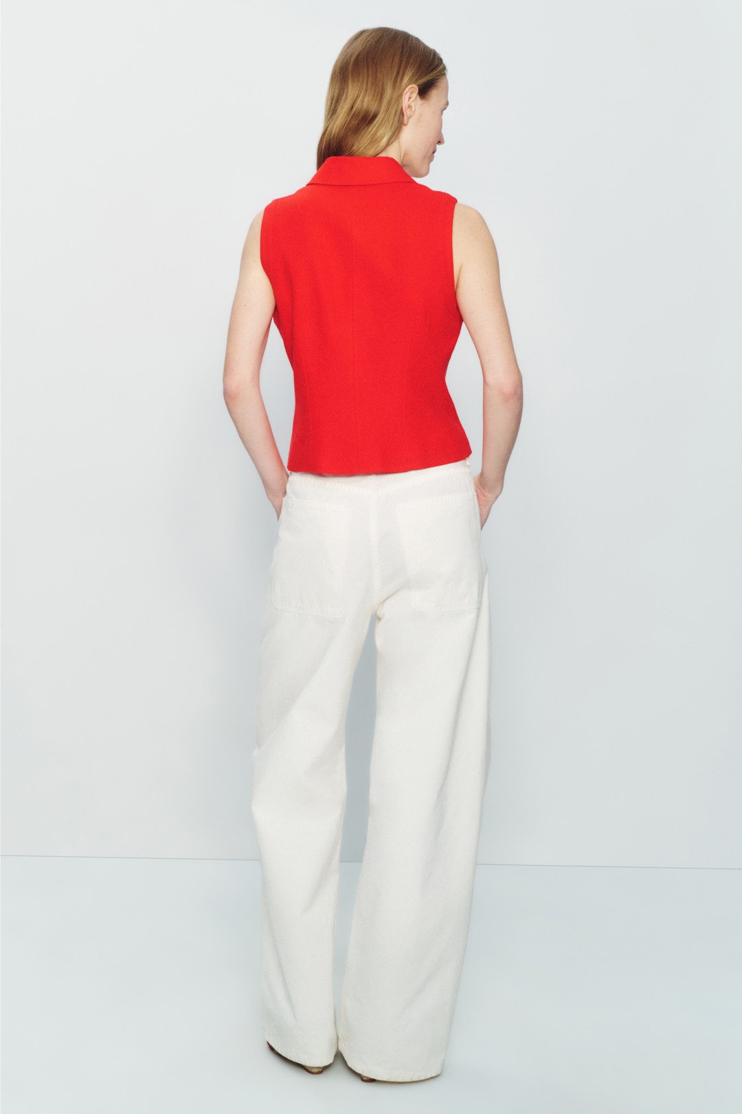 Sleeveless Button Down Top by TOCCIN X RTR 2