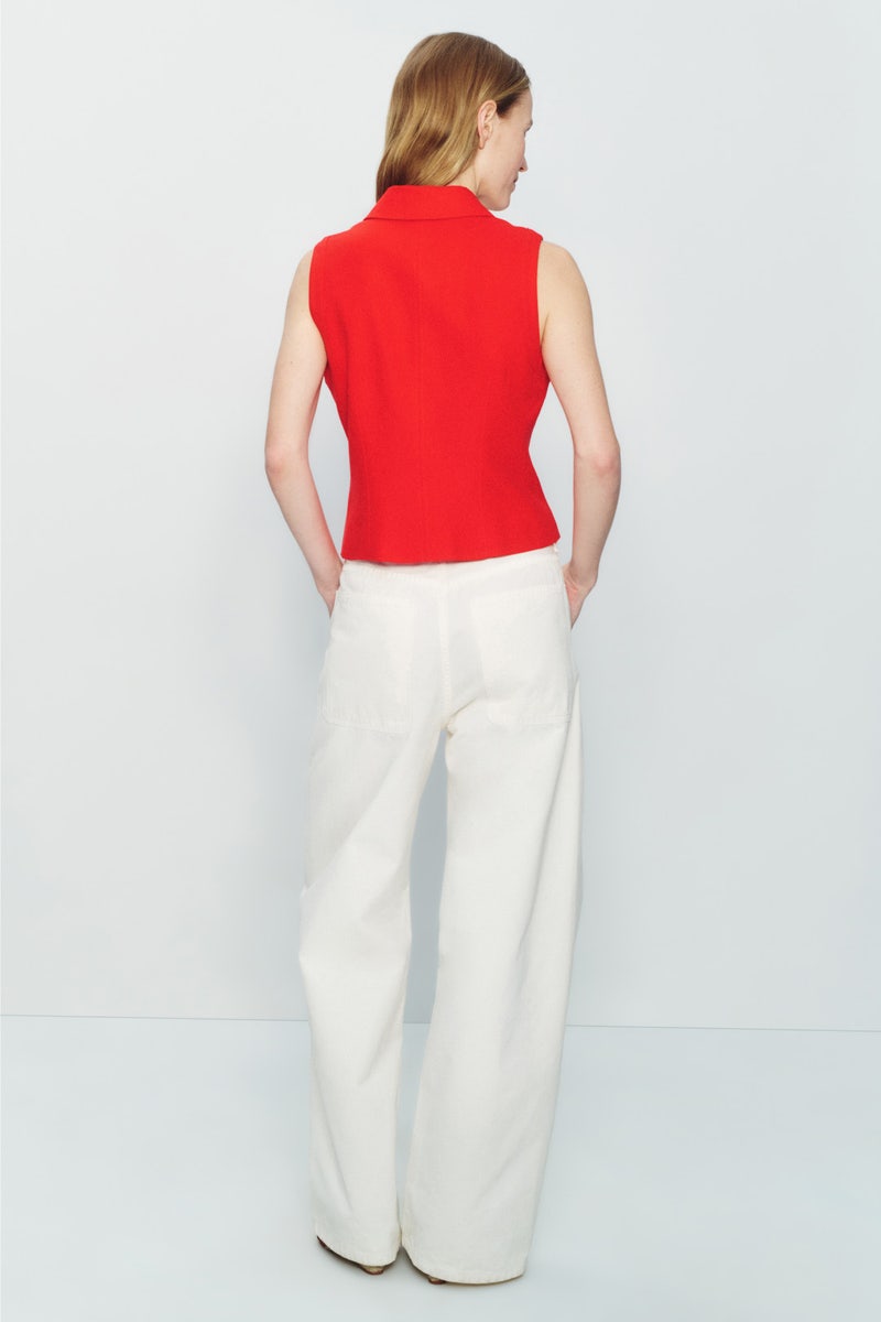 Sleeveless Button Down Top by TOCCIN X RTR - Photo 2