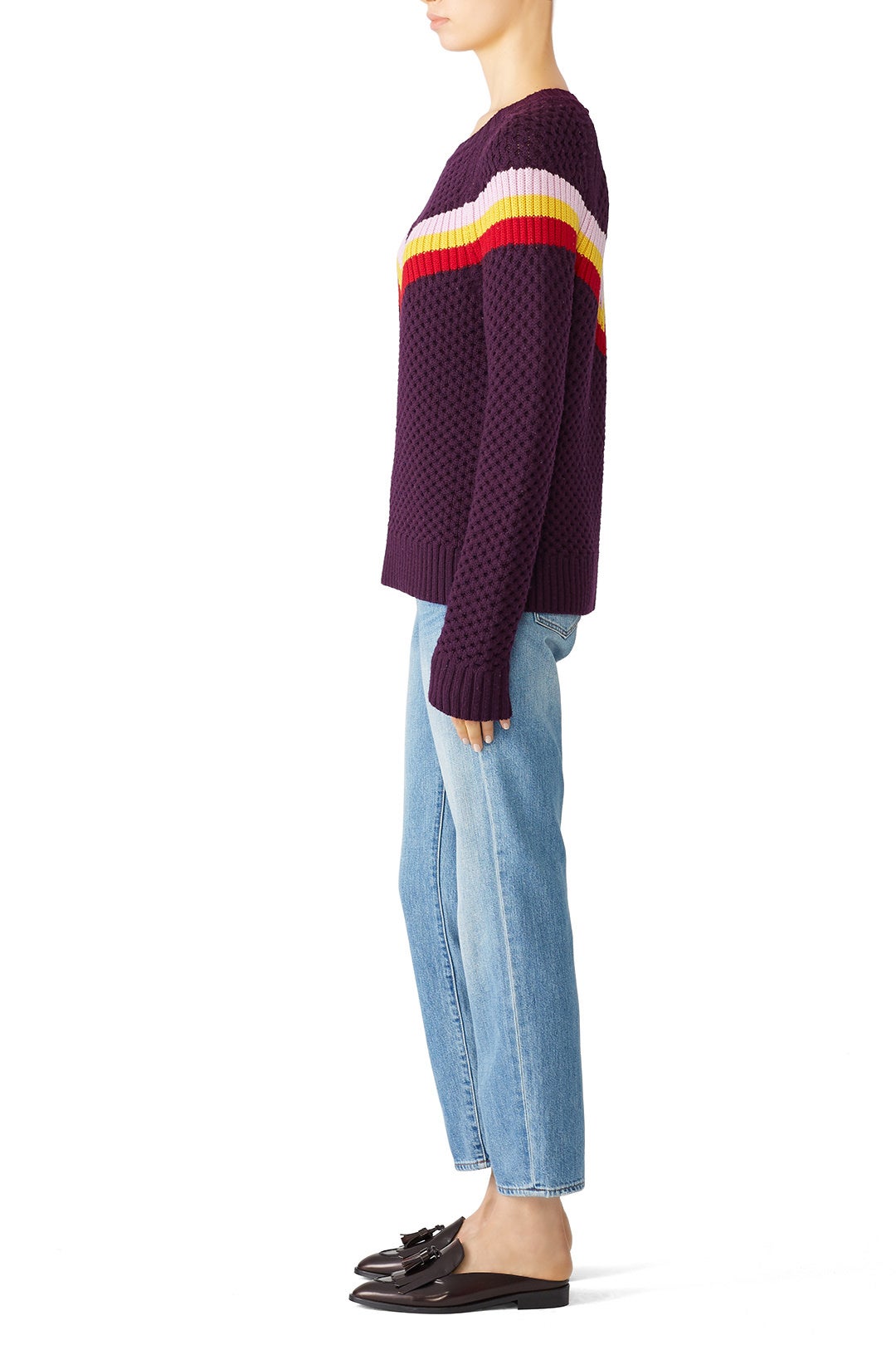 Stripe Fisherman Sweater by Milly 2