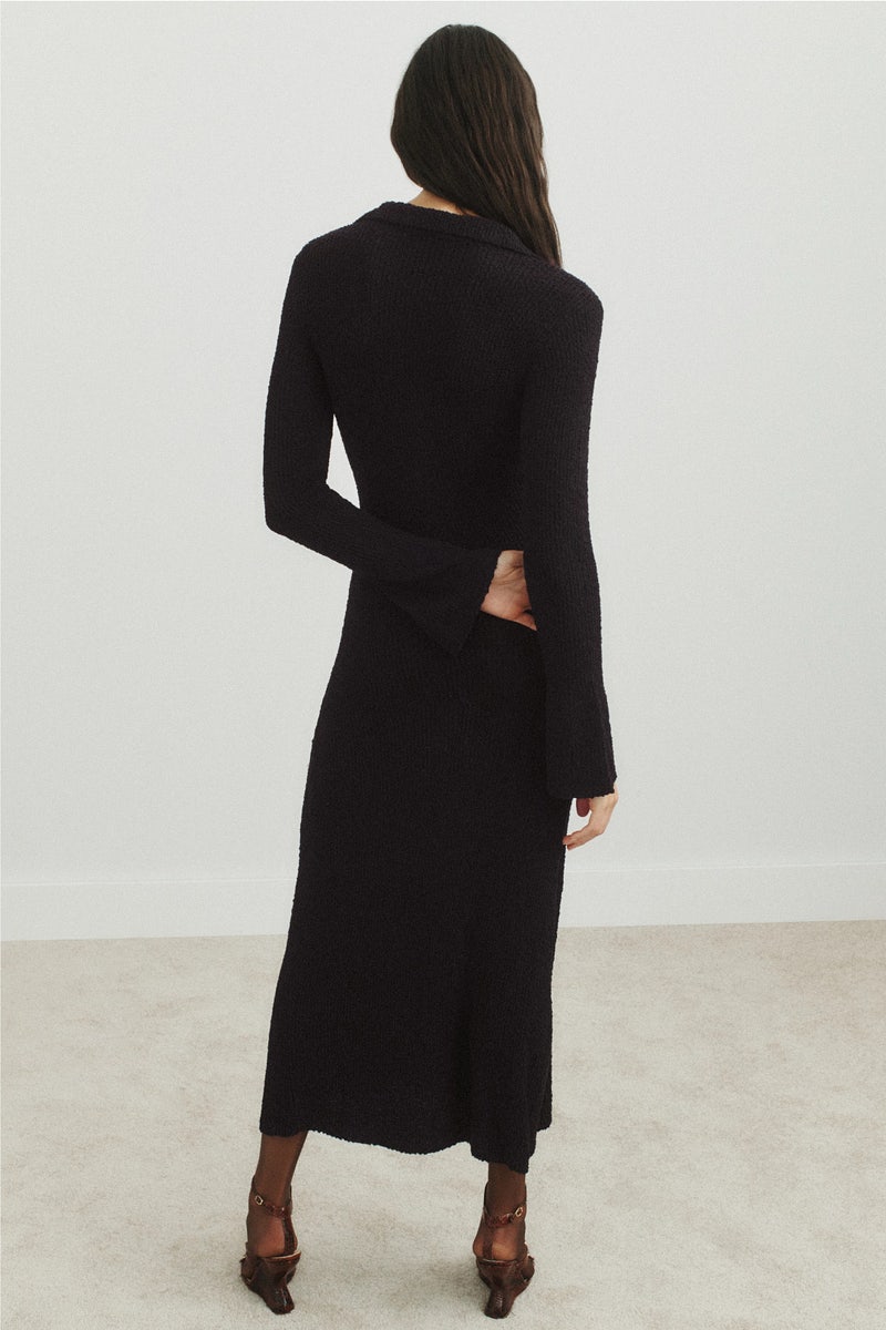 Unbound Knit Shirt Dress by THIRD FORM - Photo 2