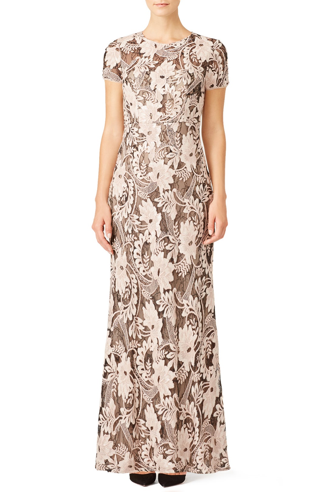 Lace Viera Gown by BCBGMAXAZRIA 0