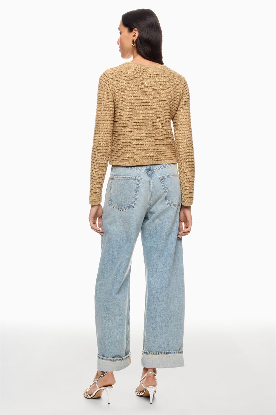 Lurex Knit Lady Cardigan by CeCe | Rent the Runway