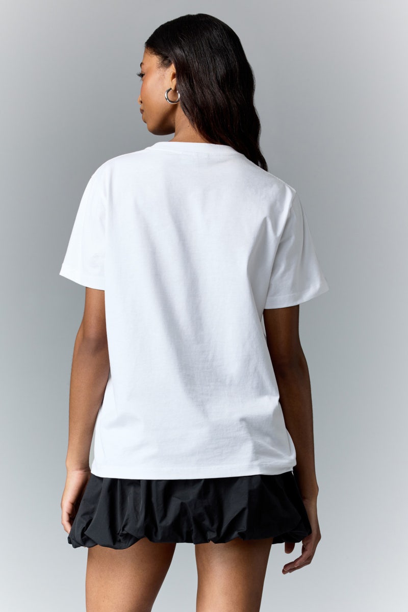 Leopard Graphic Relaxed T-Shirt by GANNI - Photo 2