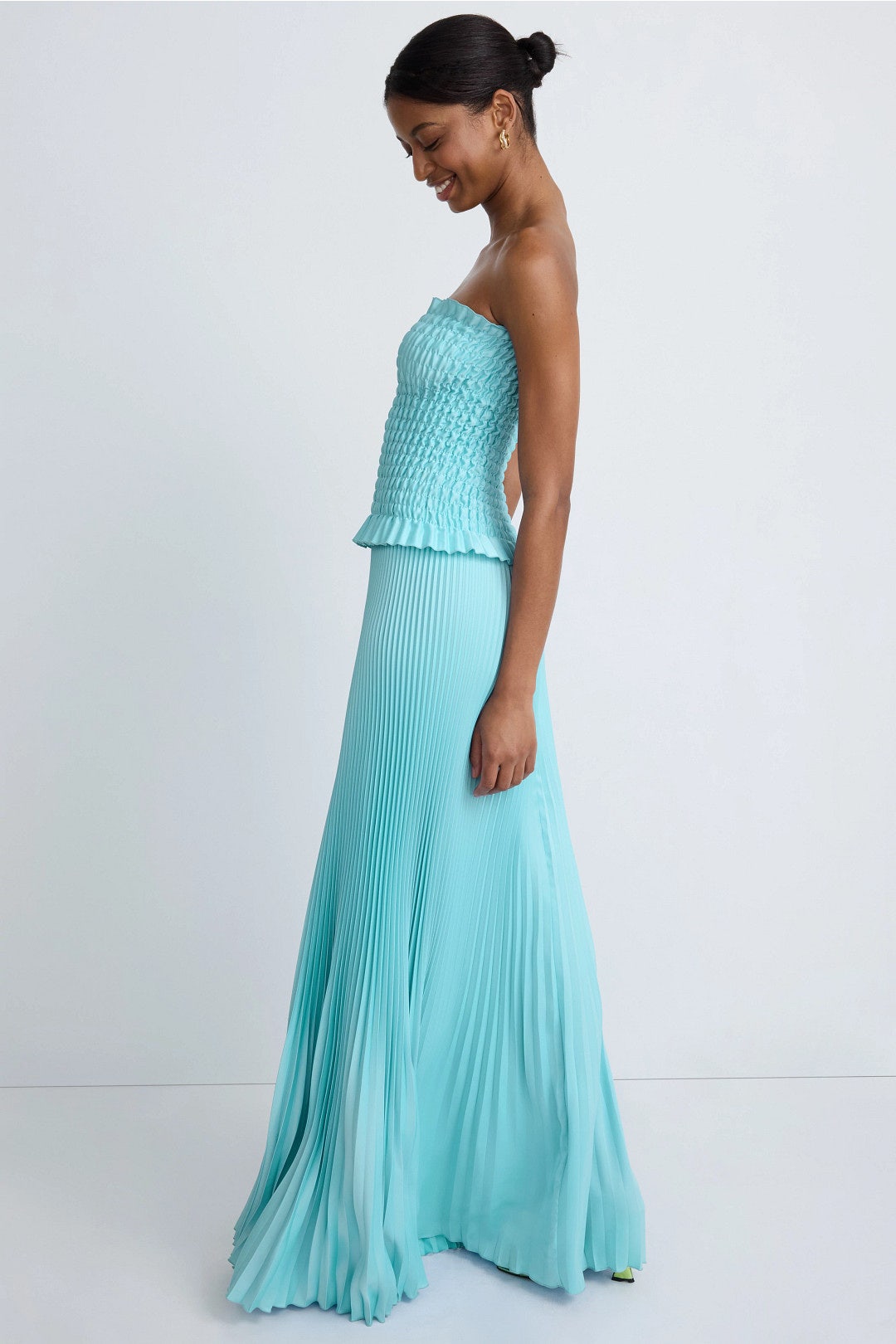 Pleated Maya Gown by L'IDÉE 1