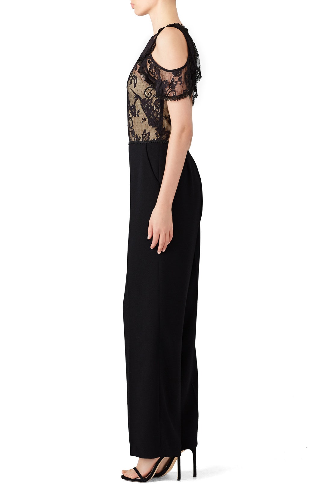 Black Lace Jumpsuit by Slate & Willow 2
