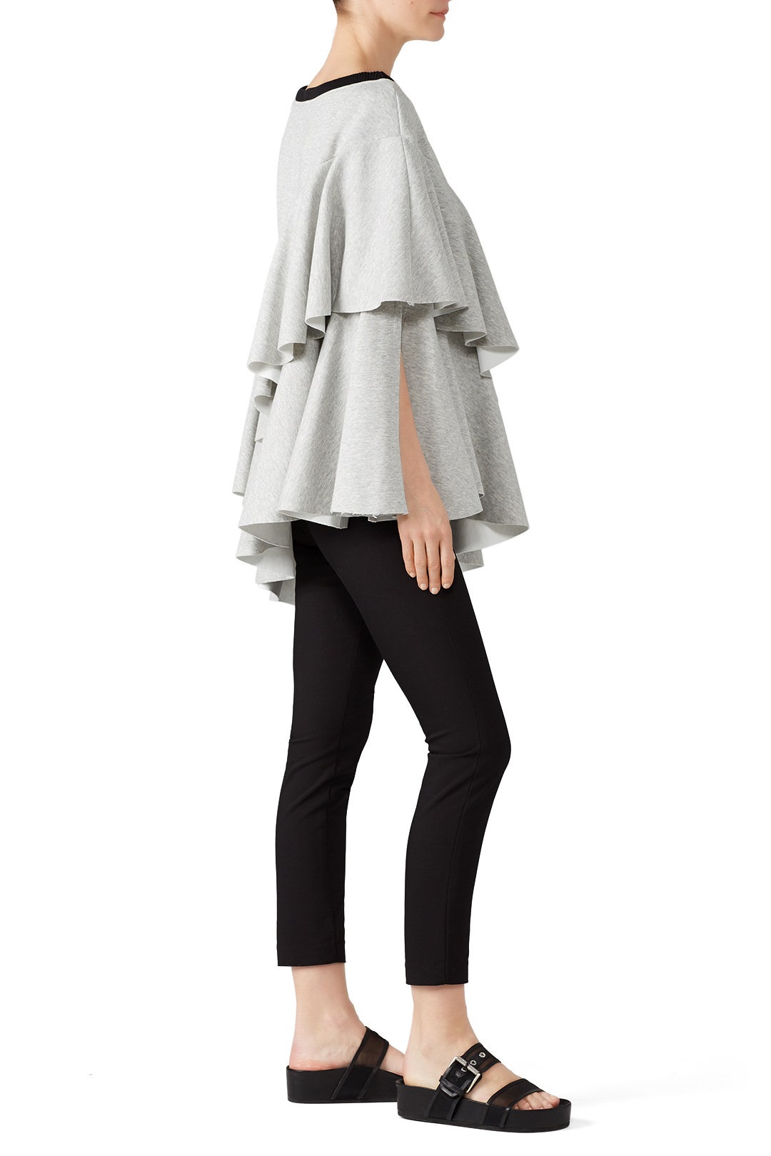 Yuka Layered Sweatshirt by Osman 2