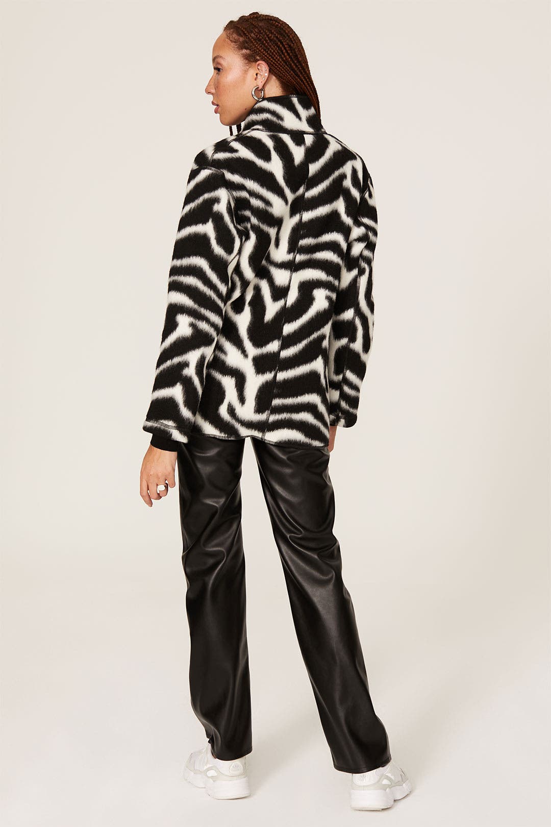 Abstract Zebra Jacket by Fifteen Twenty | Rent the Runway