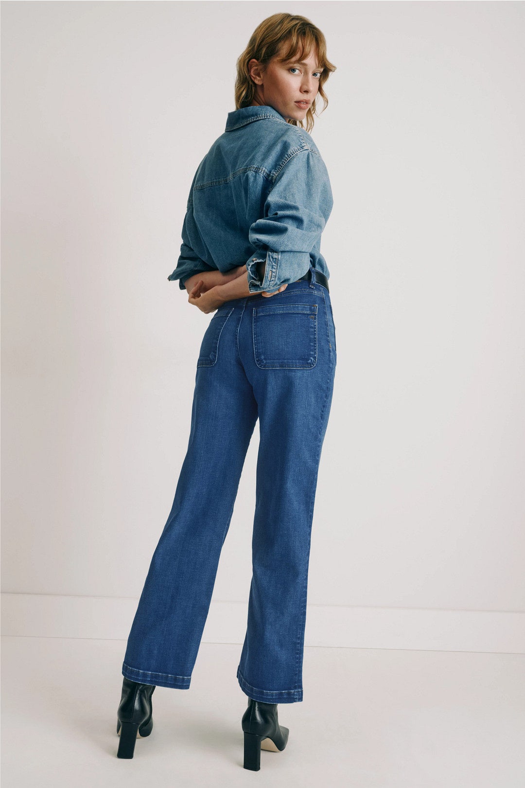 Emmett Wide Leg Patch Pocket Jean by Madewell 2