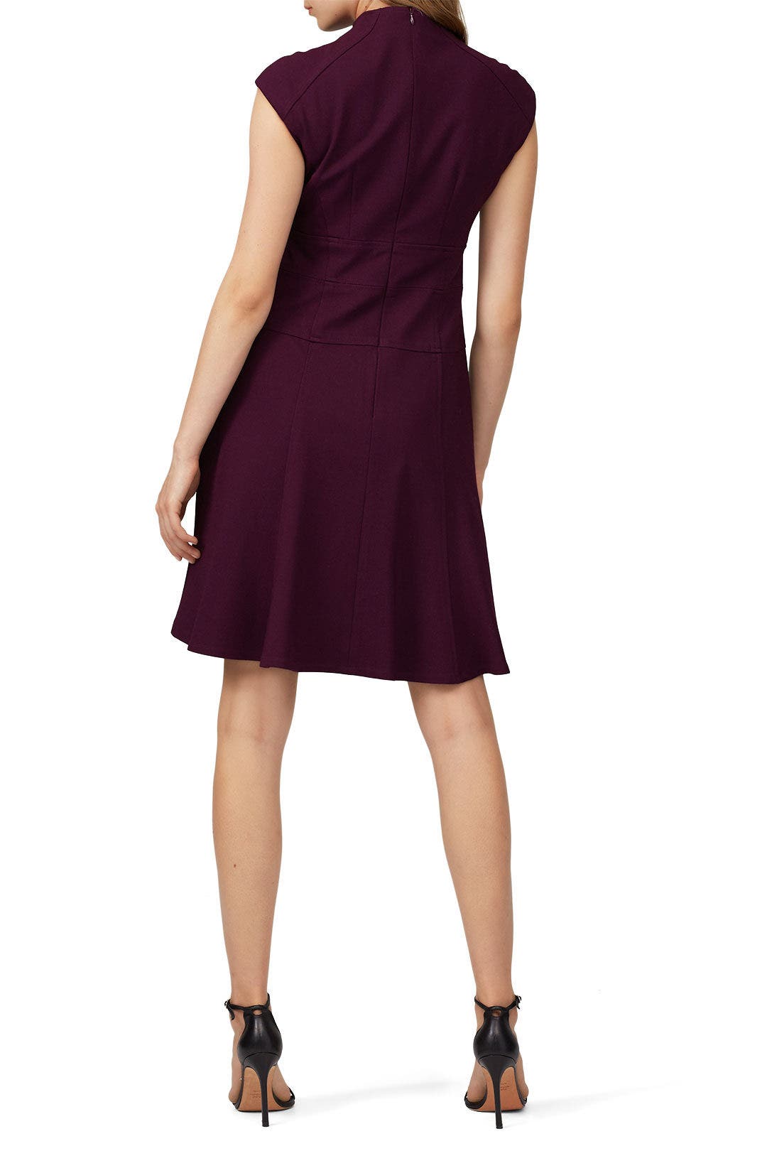 Plum Flare Dress by Nanette Lepore 2