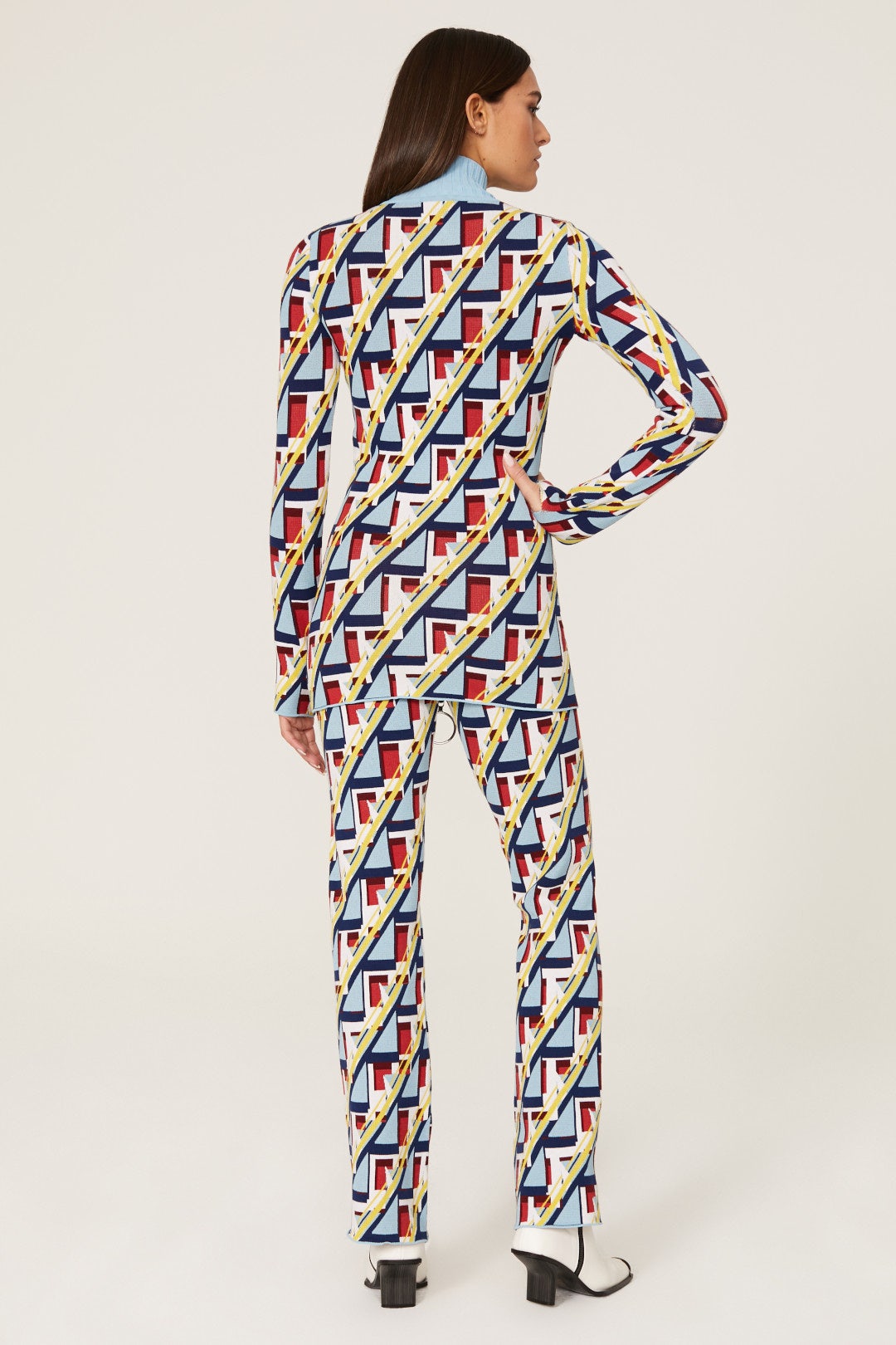 DONT  PUB Geo Zip Cardigan by Rabanne 2