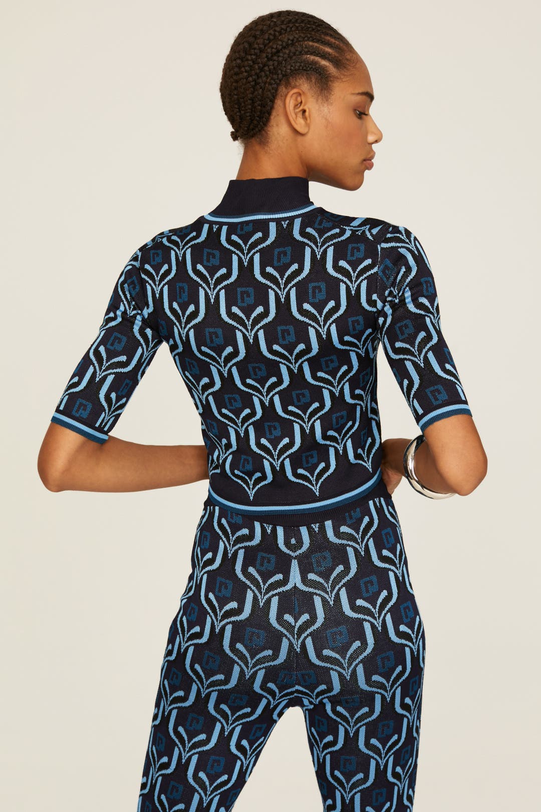 Geometric Knit Top by Rabanne | Rent the Runway