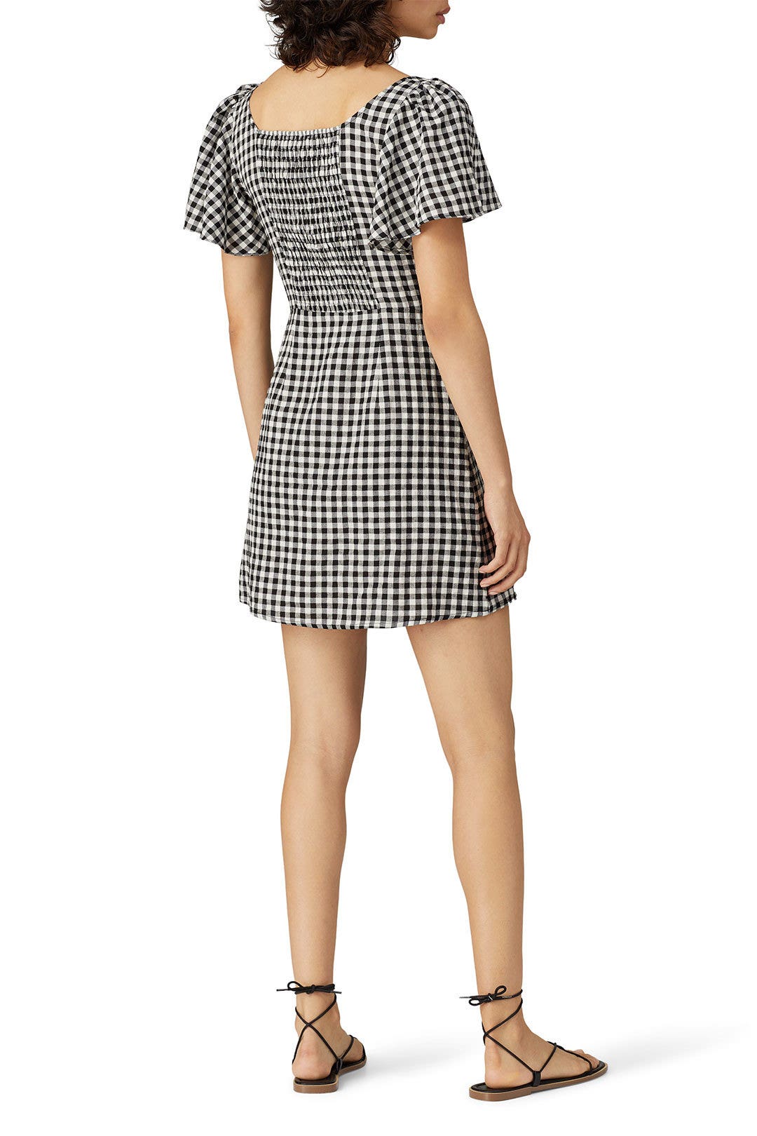 Gingham Violet Mini Dress by léRumi 2