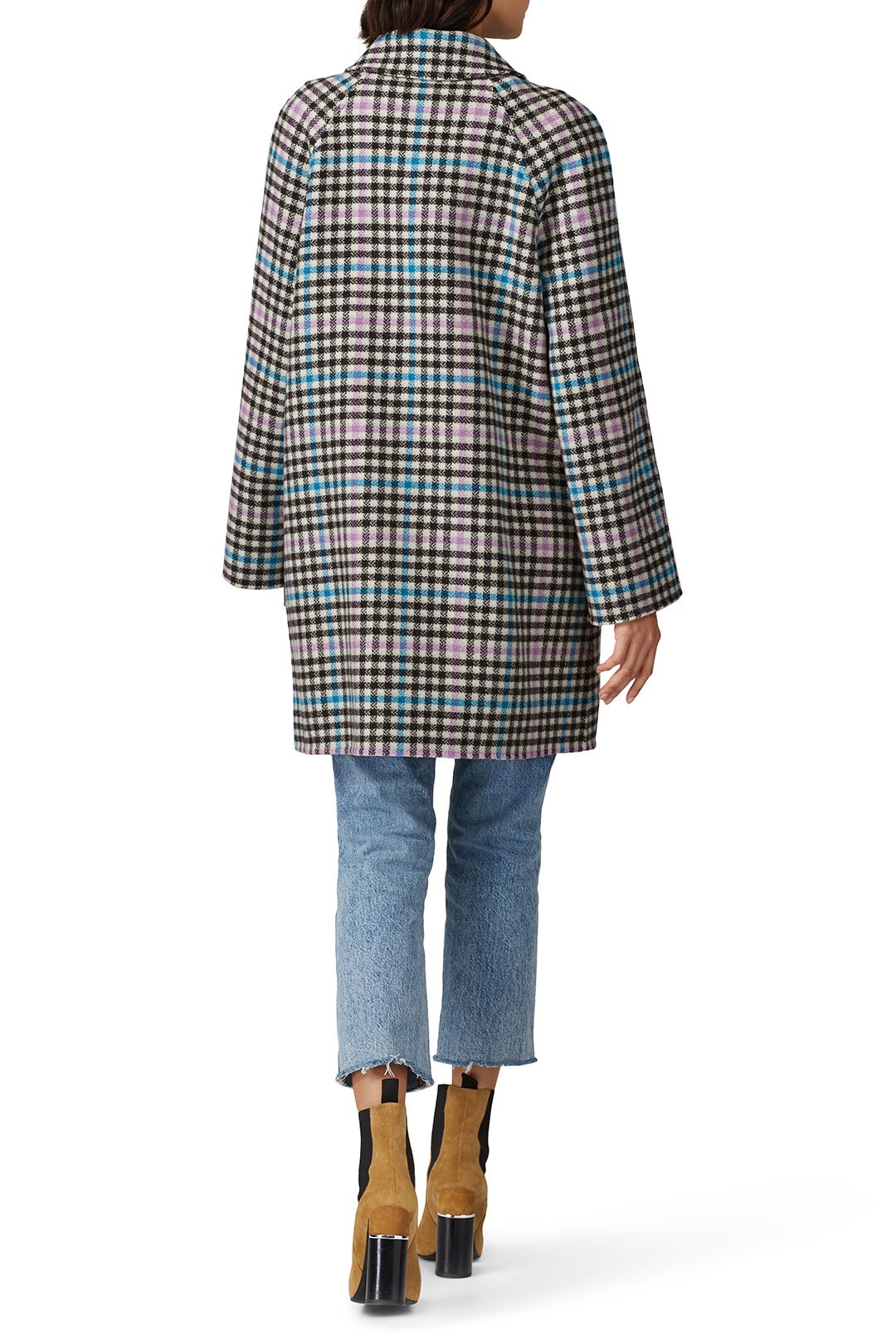 Plaid Reversible Swing Coat by Draper James 2
