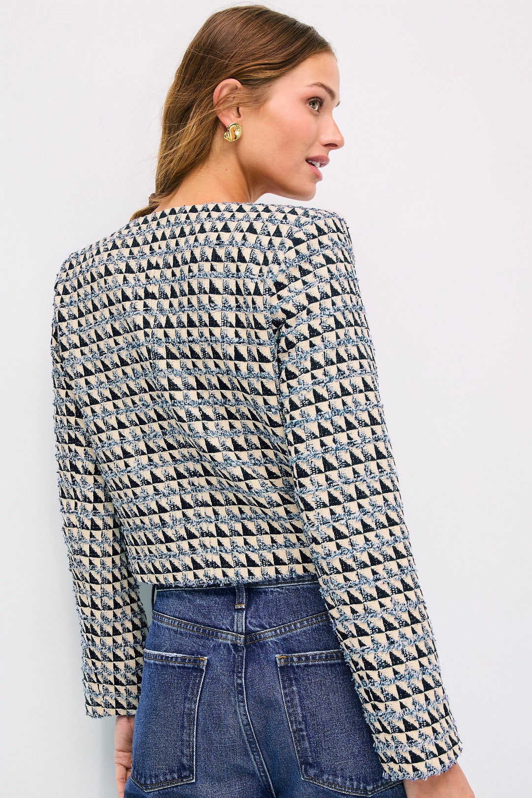 Double Breasted Collarless Jacket by Derek Lam 10 Crosby x RTR 2