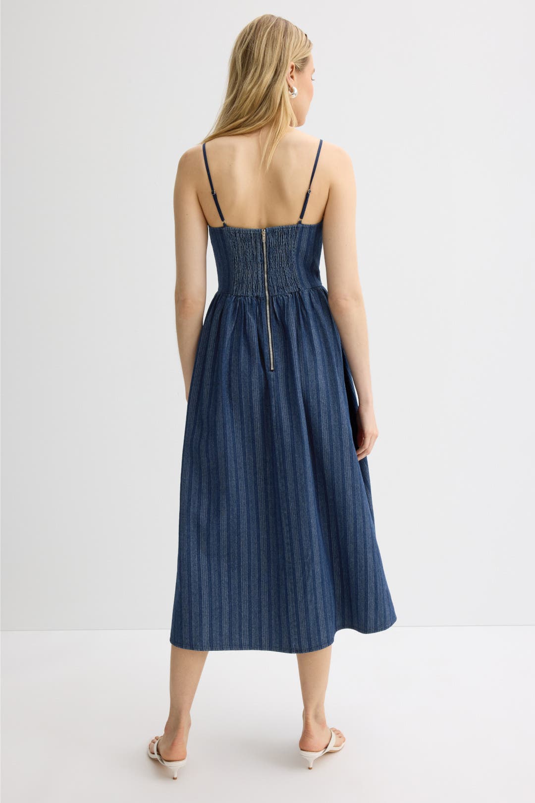 【misty blue】Riviera Double Bow Dress misty blue】Riviera Double Bow Dress