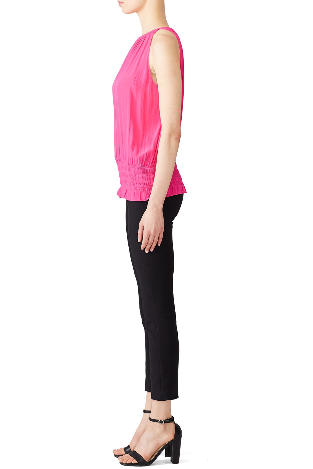 Pink Sleeveless Lauren Top by Ramy Brook 2