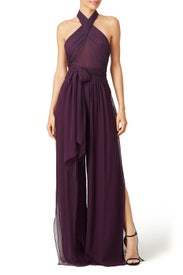 Purple Robbins Jumpsuit by Rachel Zoe