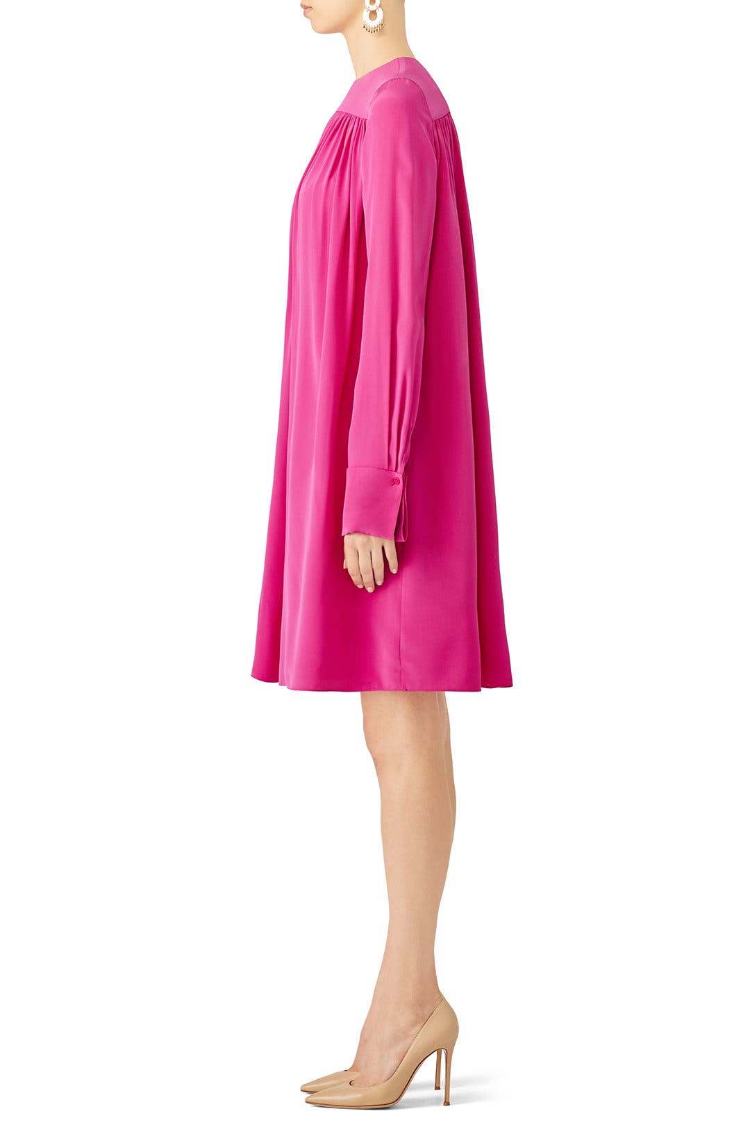 Ribbon Pink Tent Dress by Diane von Furstenberg | Rent the