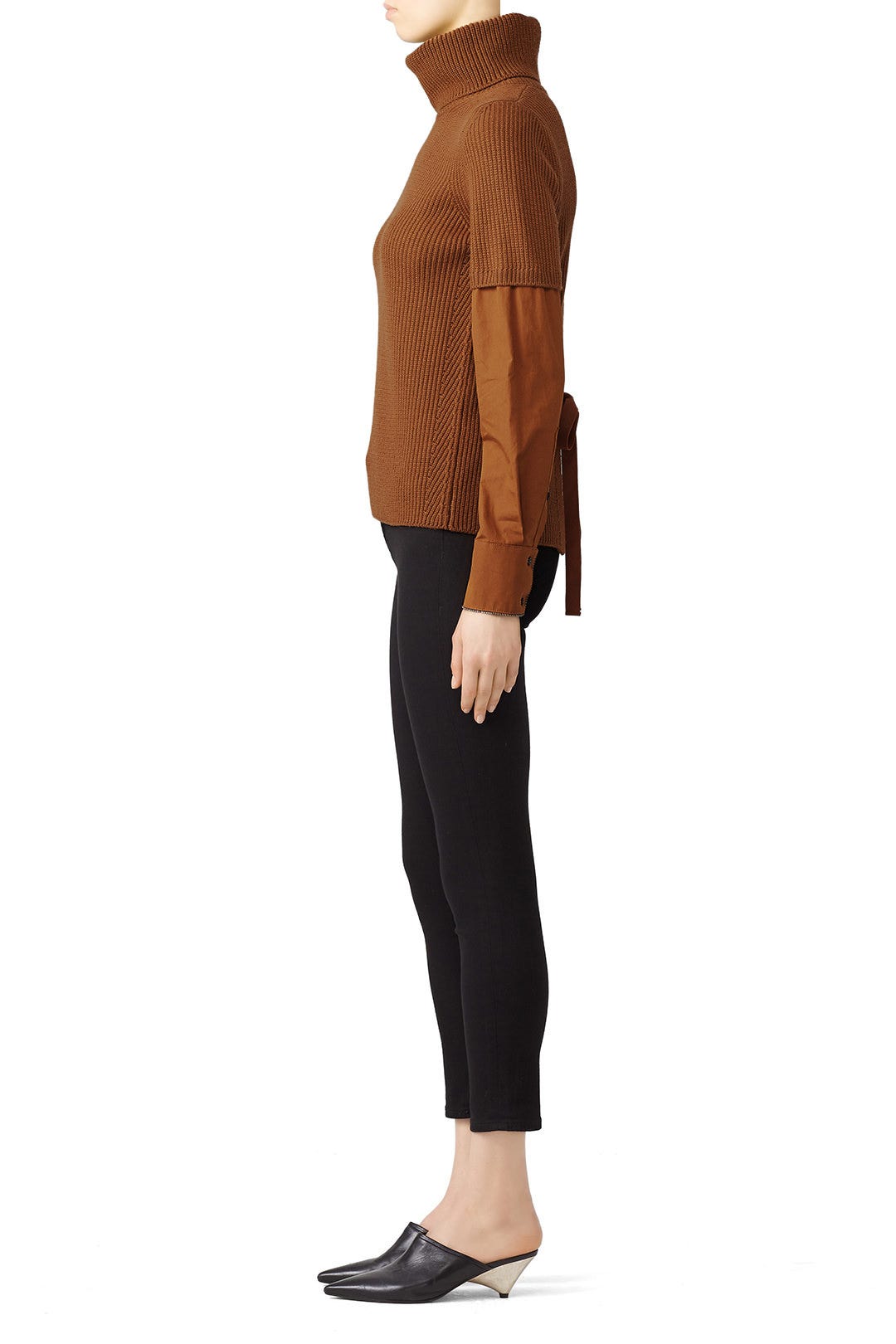 Contrast Sleeves Sweater by No. 21 1