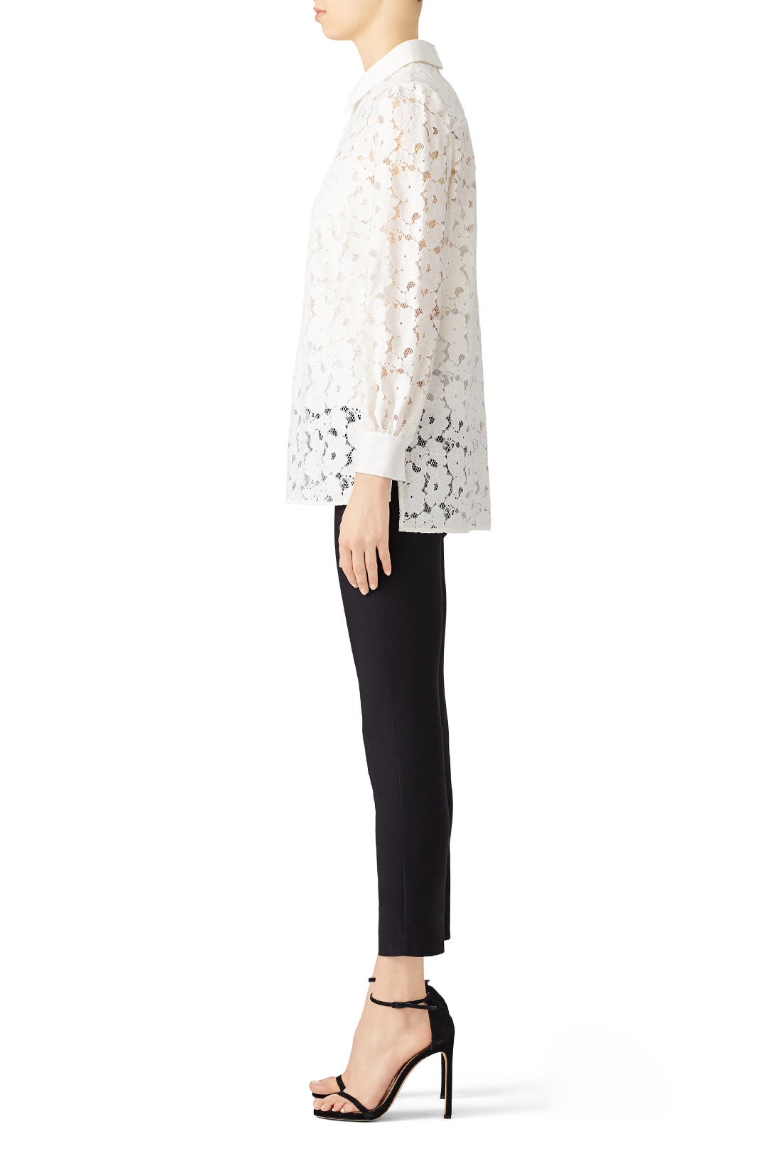 Sheer Lace Nicola Top by Rachel Zoe 2