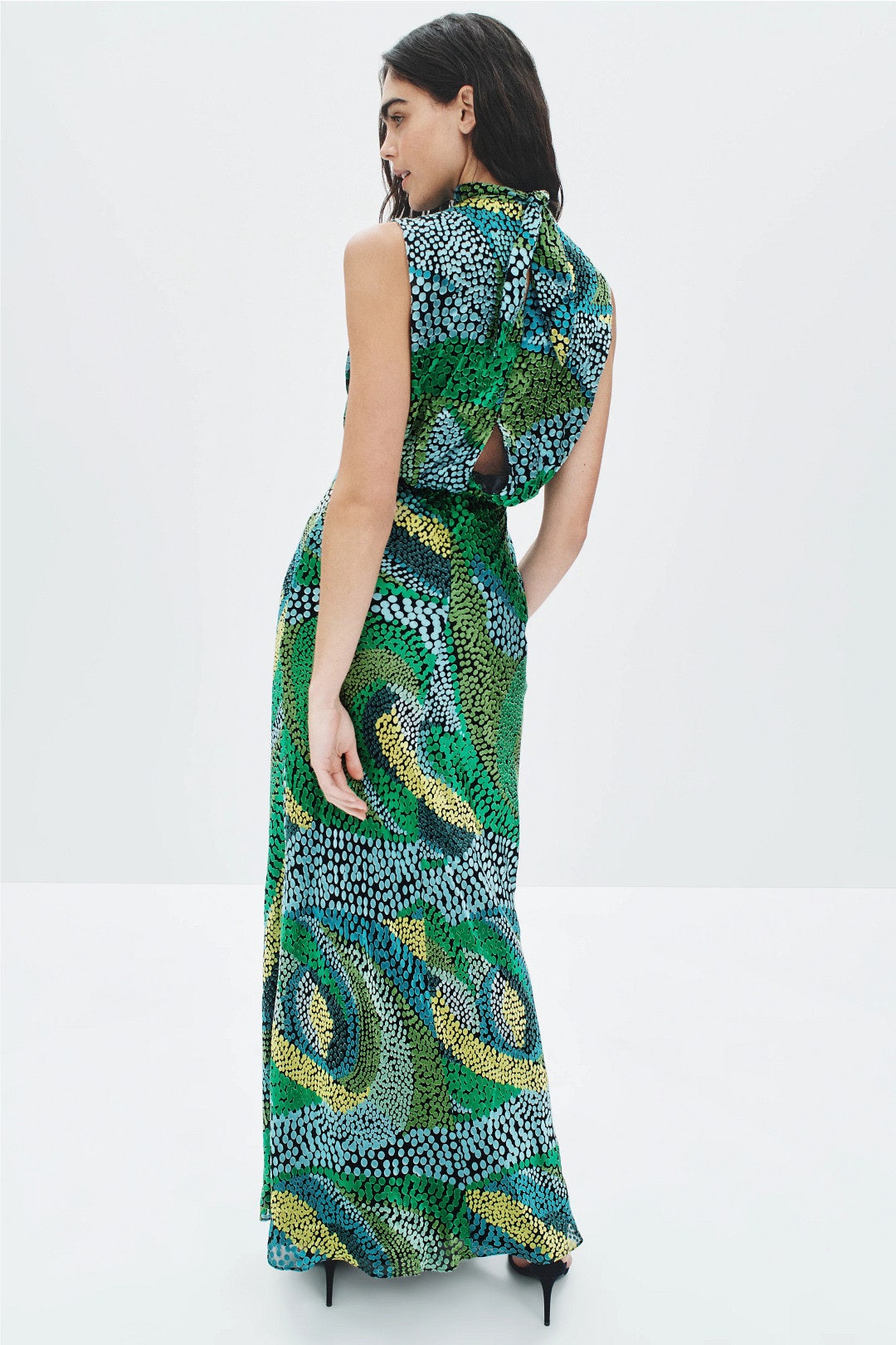Fleur Dot Print Dress by SALONI 2