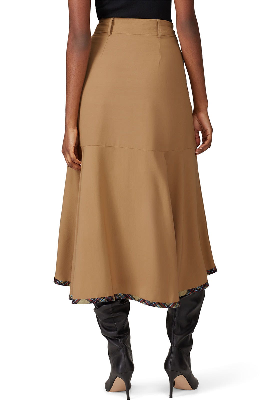 Draped A-Line Skirt by TEIJA 2