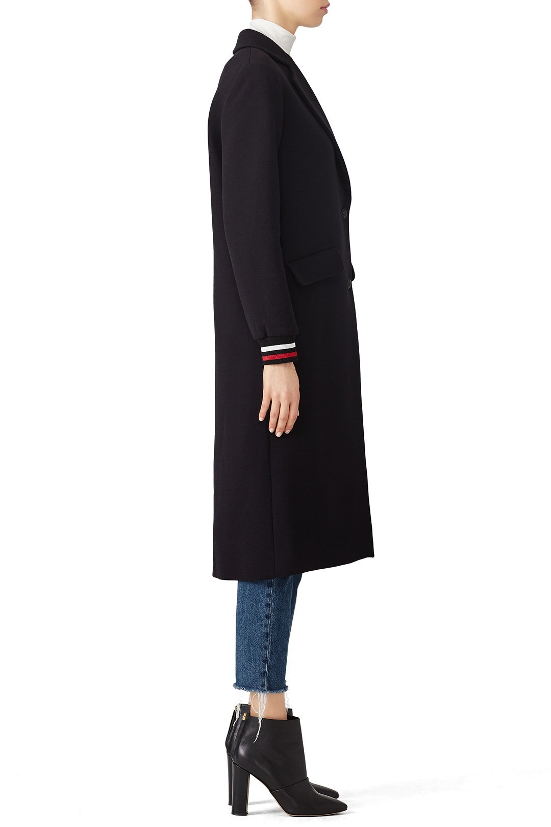 Navy Lou Coat by ba&sh 1