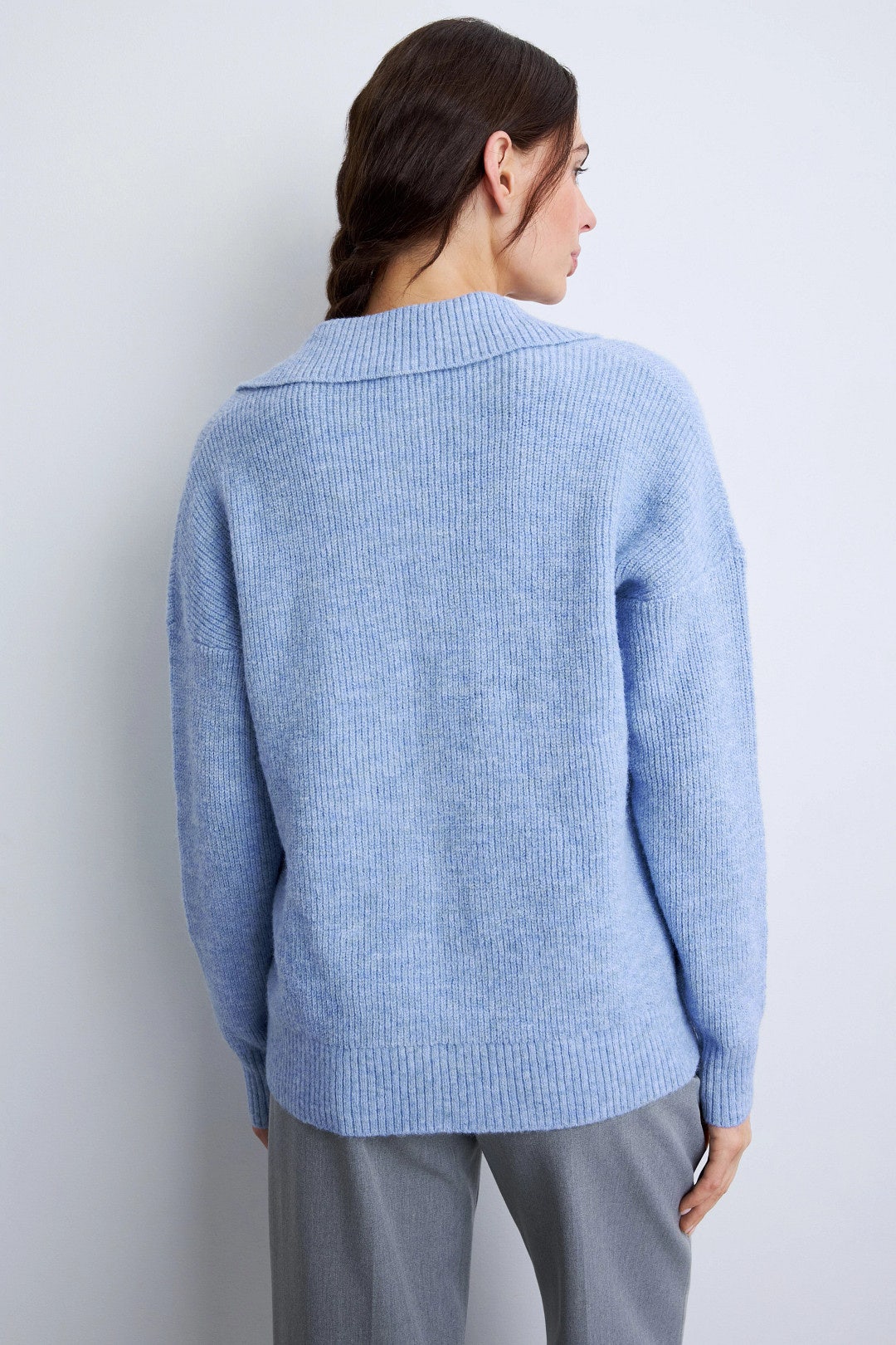 Millie Oversized Polo Sweater by Central Park West 2
