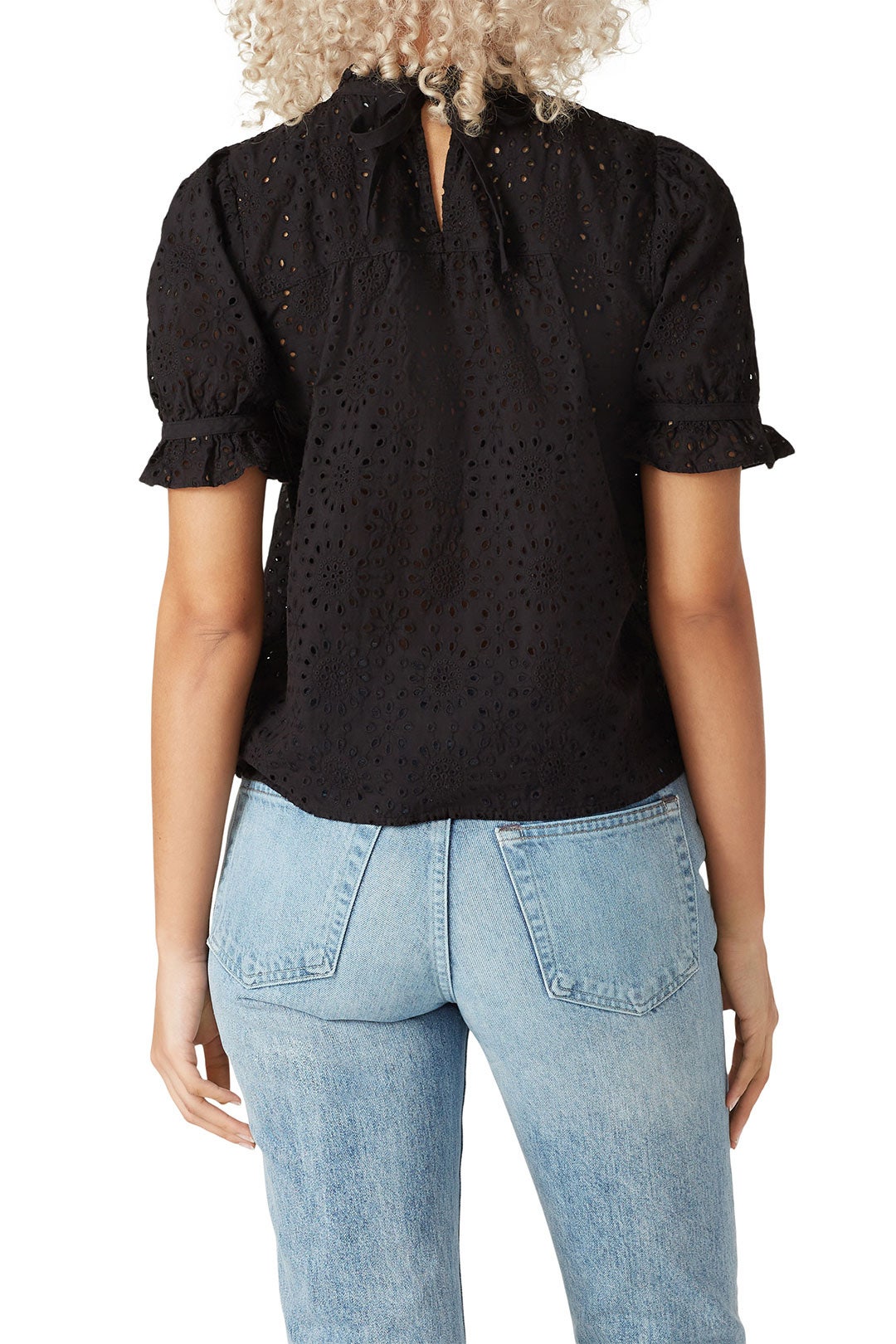 Gianna Short Sleeve Eyelet Top by Madewell 2