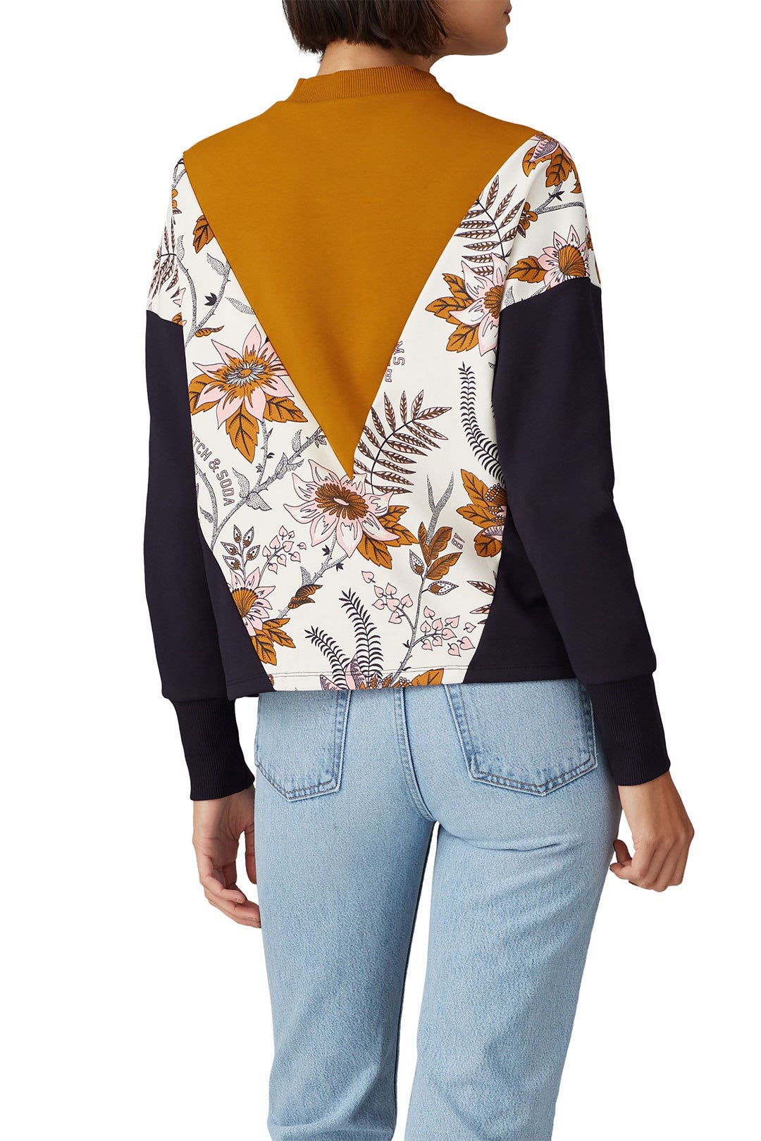 Panel Colorblock Sweatshirt by Scotch & Soda 1
